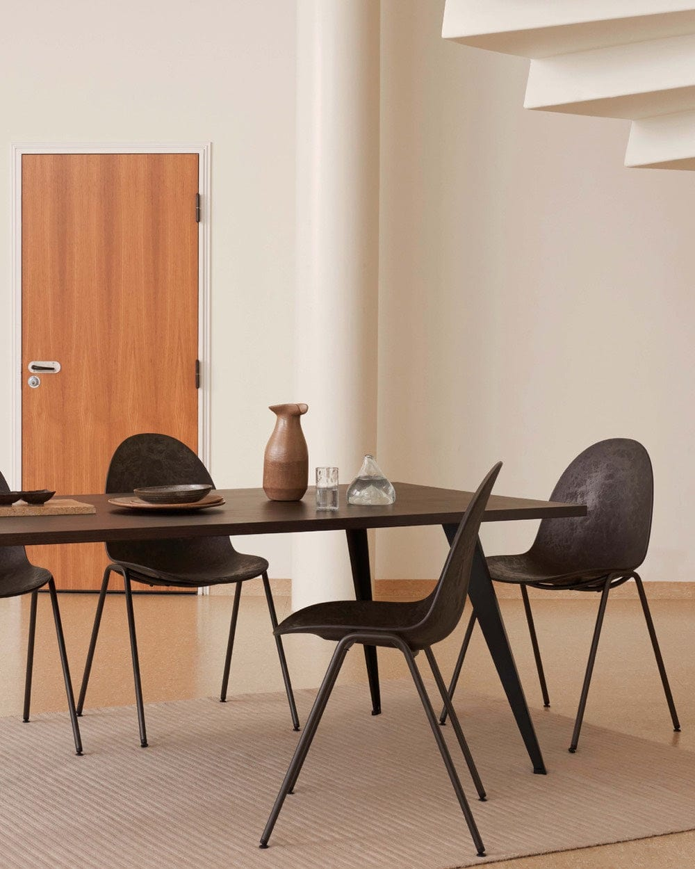 Japandi Dining Room Collection, shown House of Leon dining table & chairs