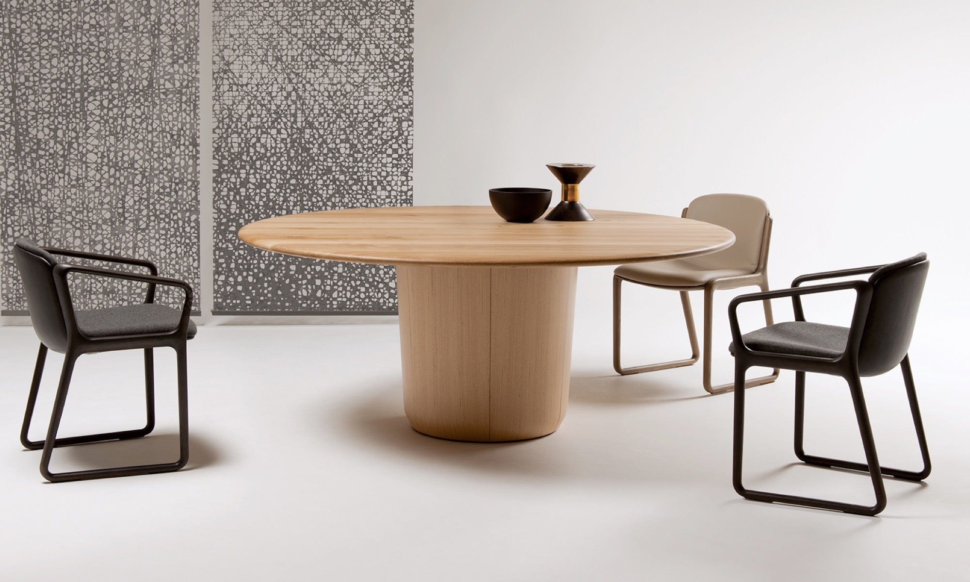 ONE Round Table & EIGHT Armchair by CondeHouse