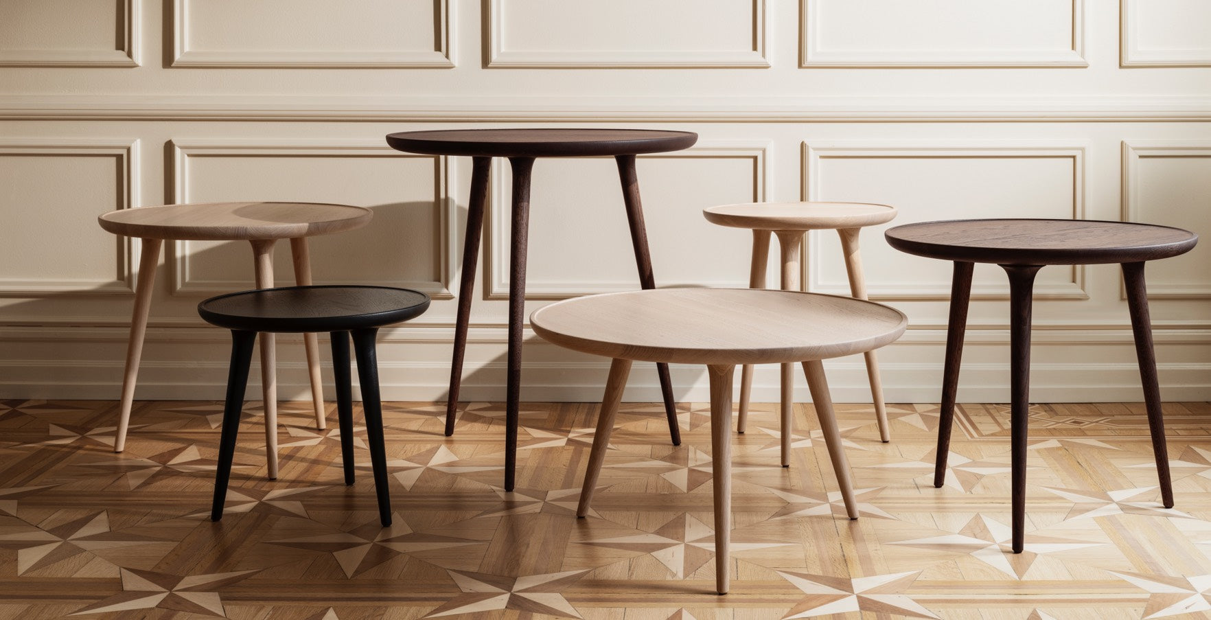 Japandi Side Tables, shown Accent Tables by Mater