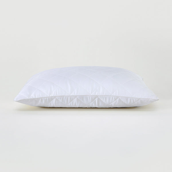 SIJO FluffBase Eucalyptus Pillow in white