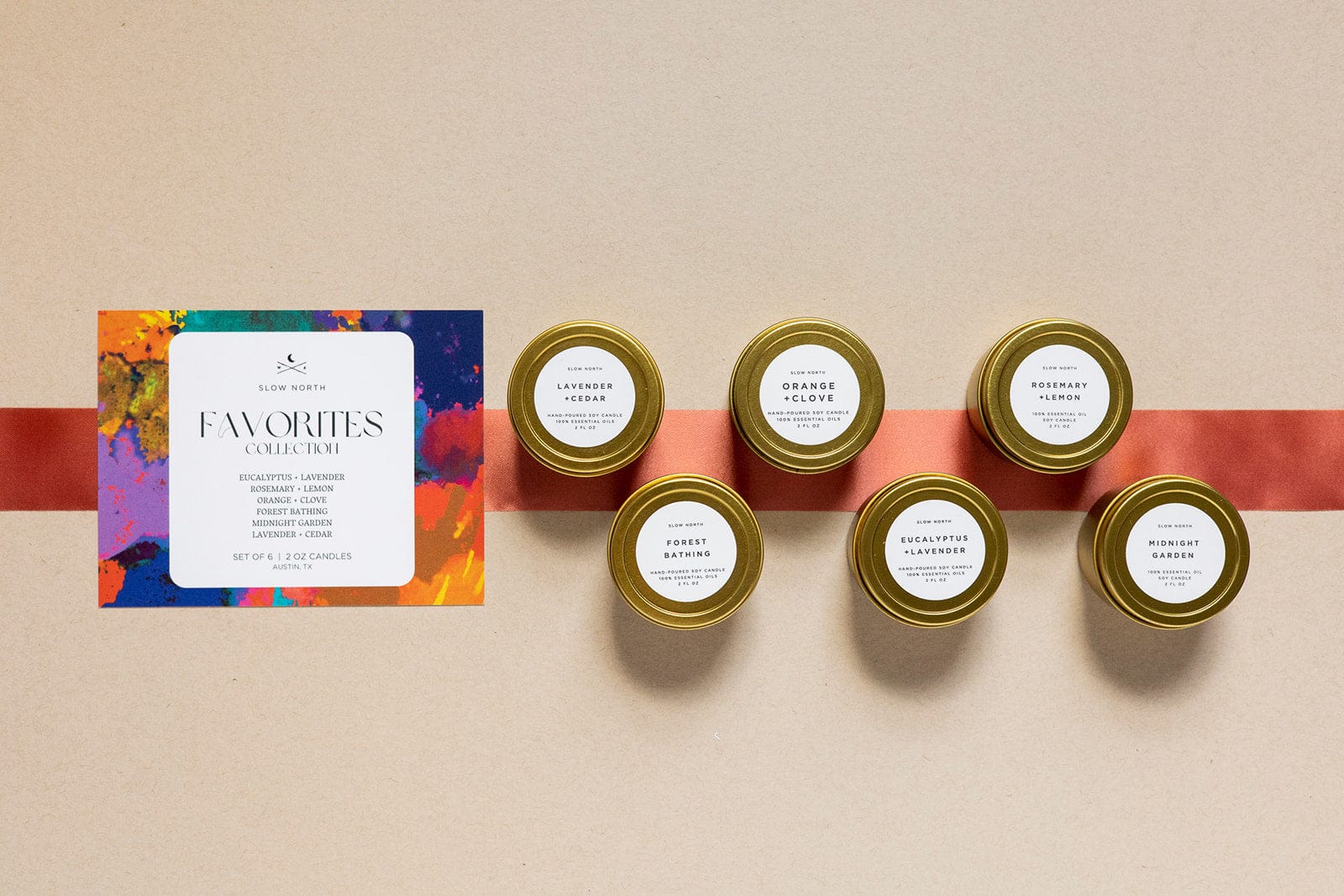 Favorites Collection - 6 Pack Soy Wax Candles