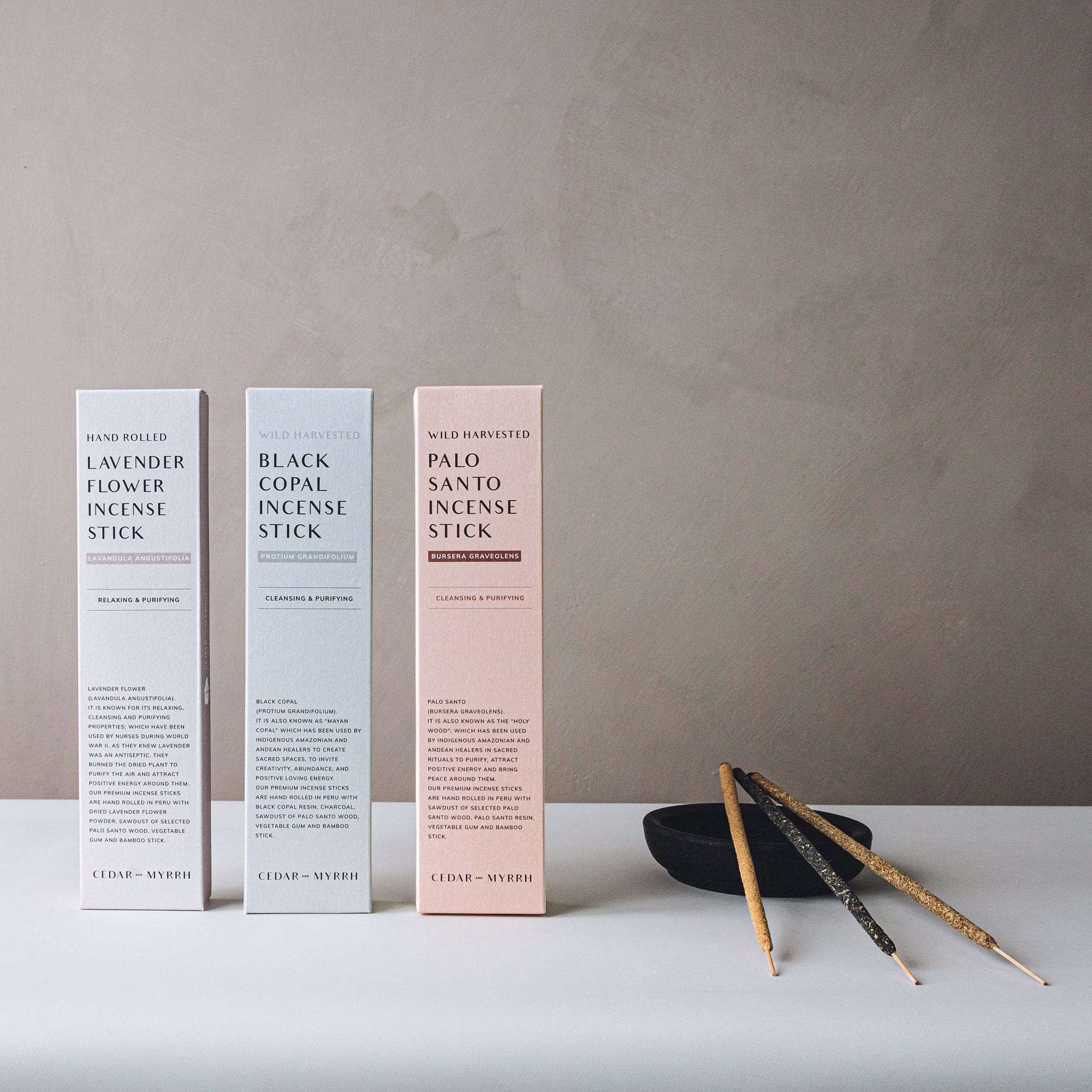 Lavender Incense Sticks – Hand-Rolled in Peru (7 Sticks) with other scents