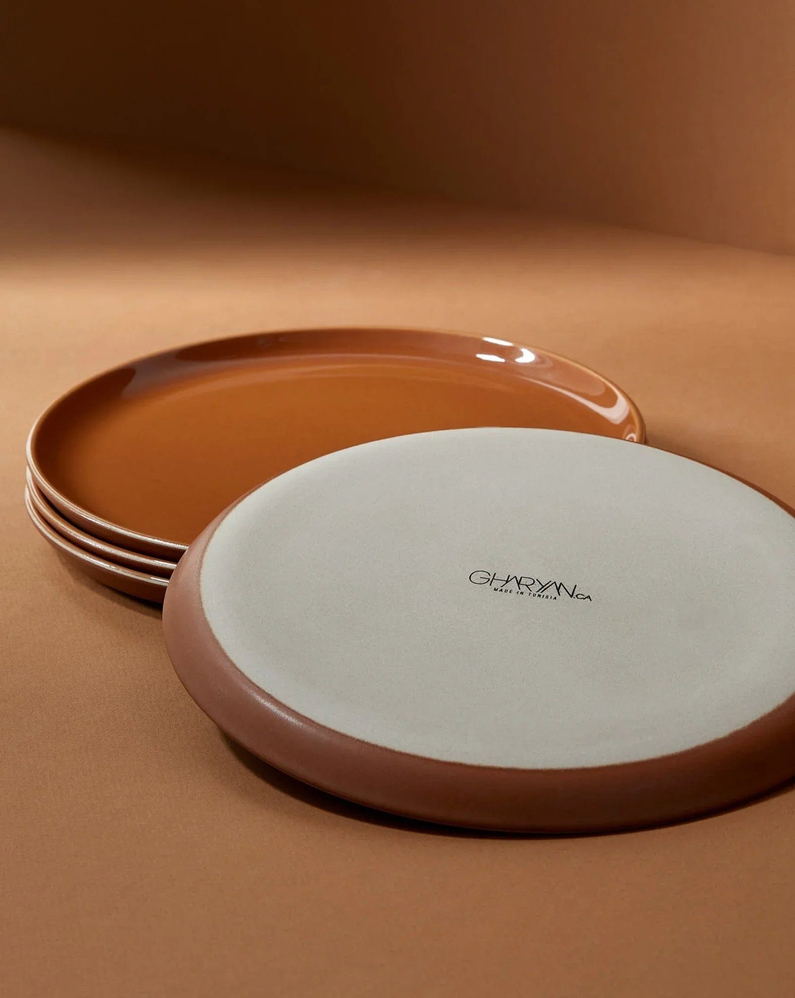 Japandi Tableware Side Plate - Terracotta, Set of 4