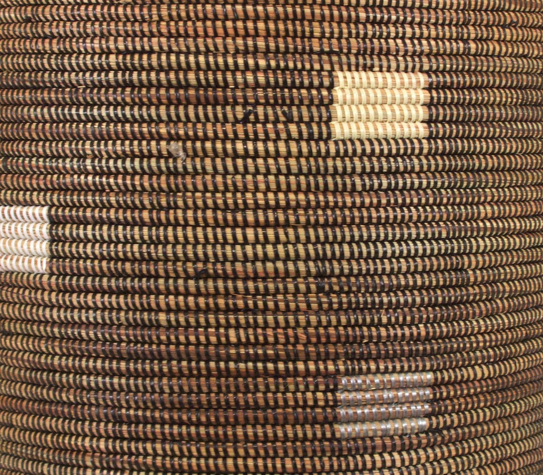 Flat Lid Storage Basket Squares Black Large