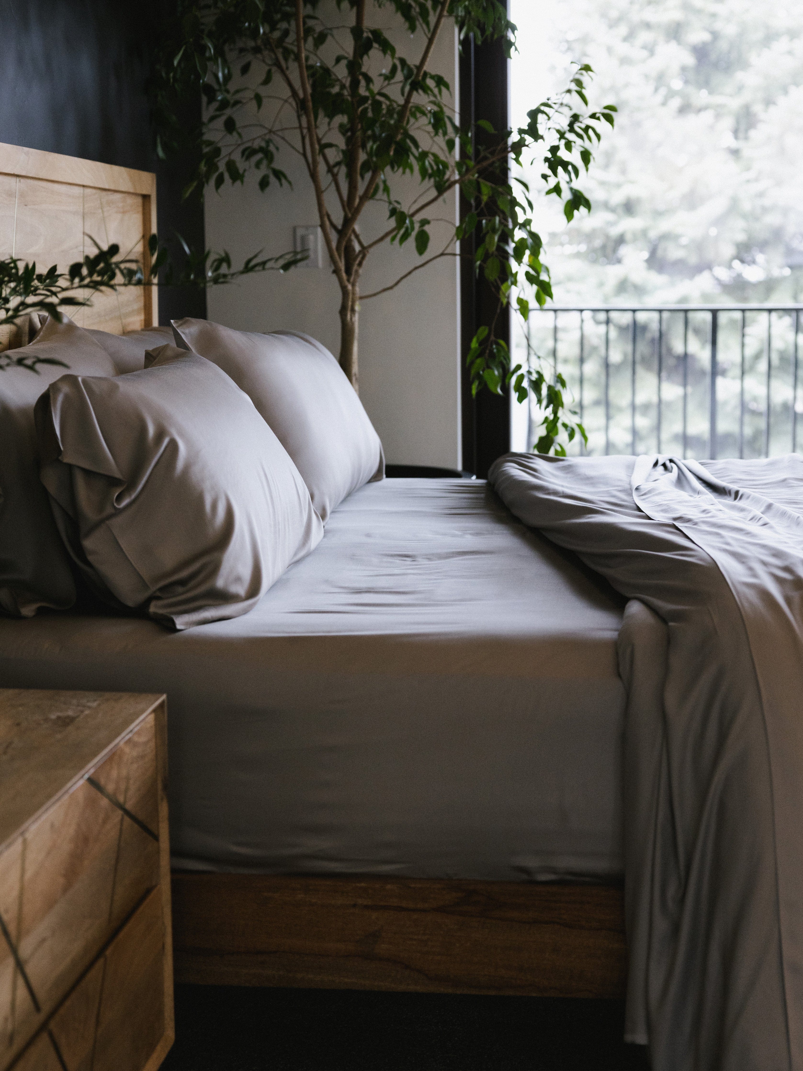Dove Grey Bamboo Sheet Set
