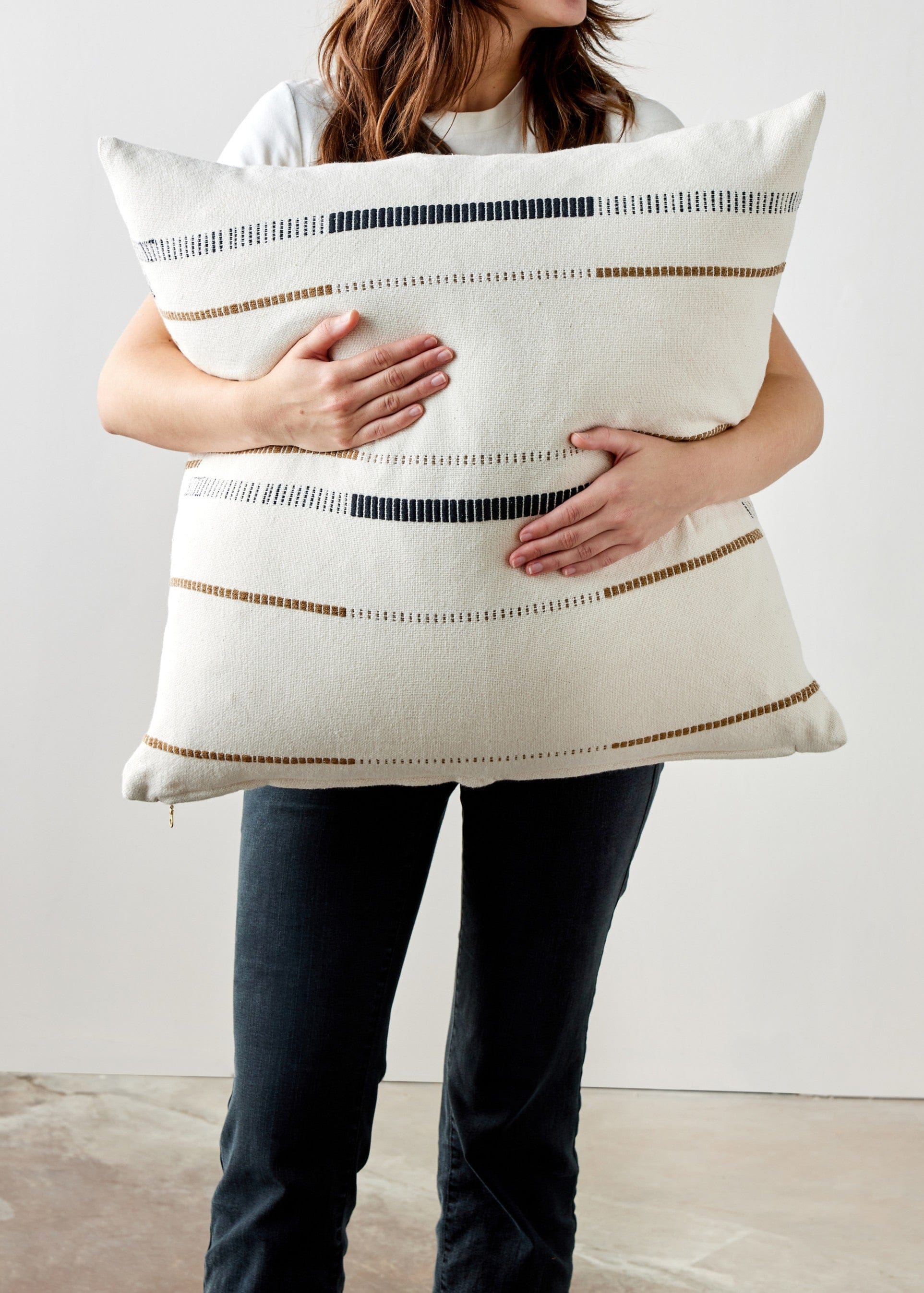 Mason Hand-Loomed Cotton Pillow