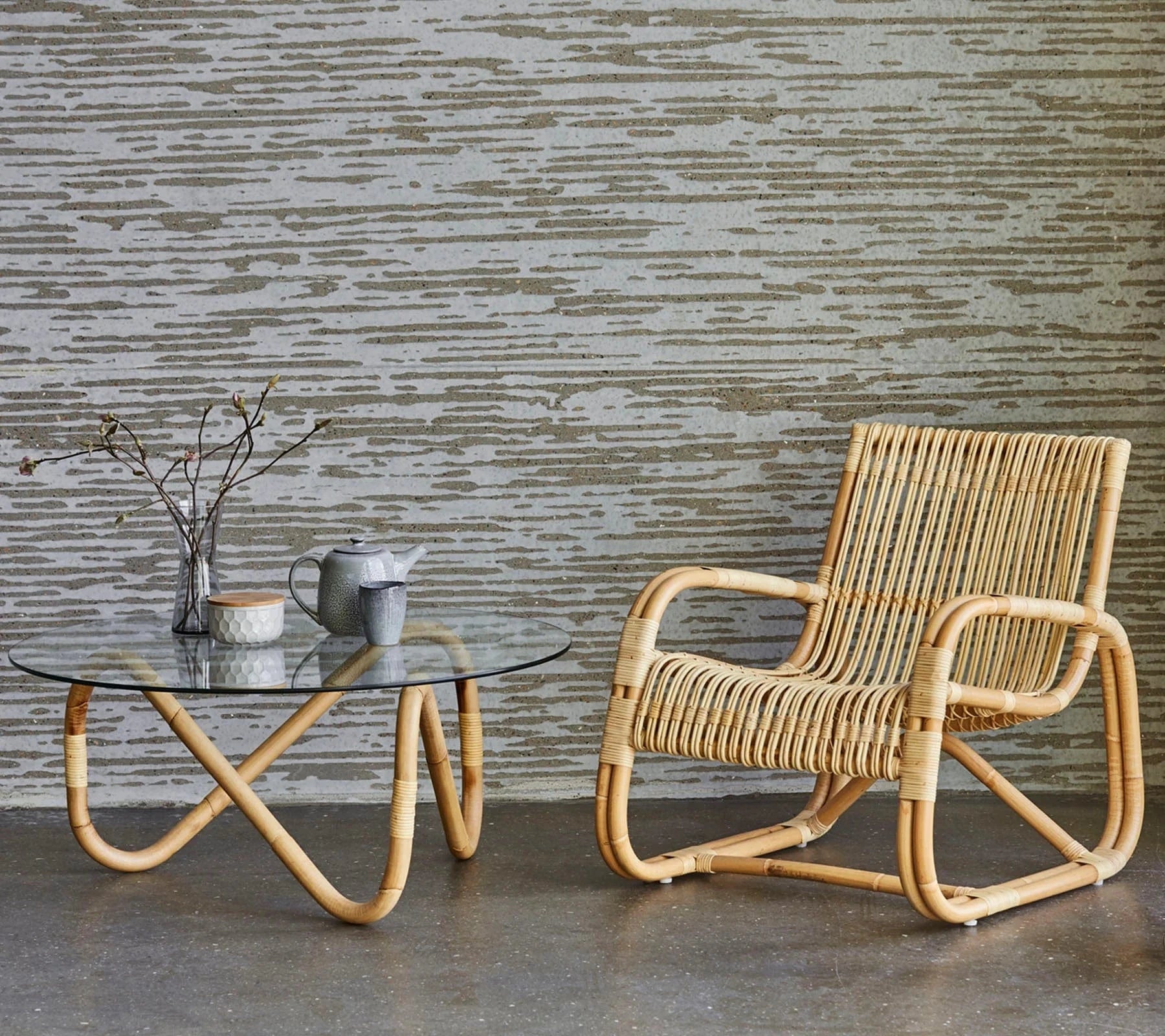 Curve Lounge Chair, Indoor by Cane-line