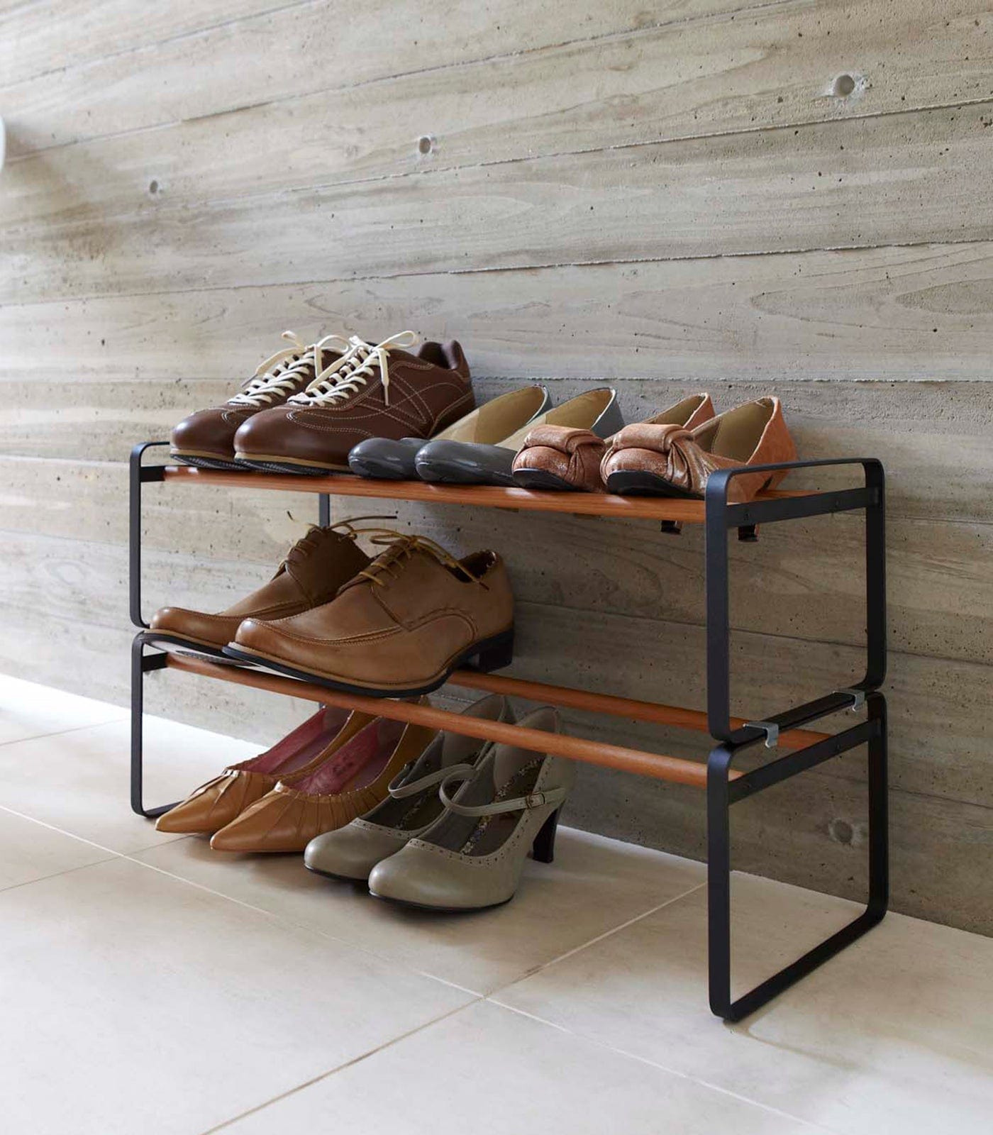 Stackable Shoe Rack (7" H)  - Steel