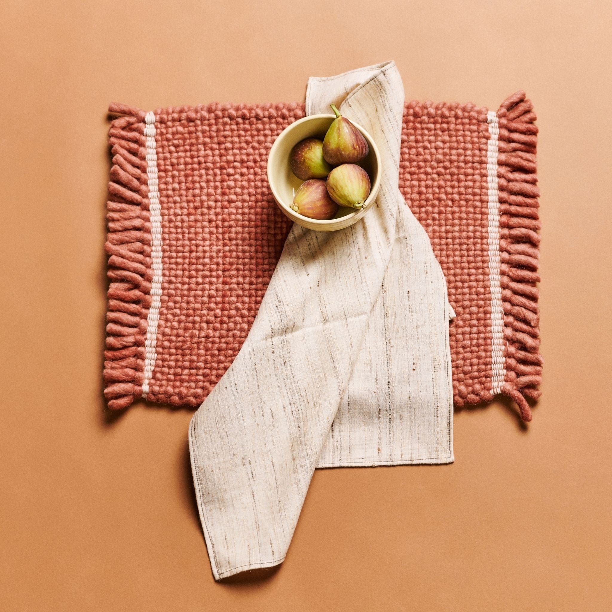 S/4 Kora Off White Peace Silk Handloom Napkin