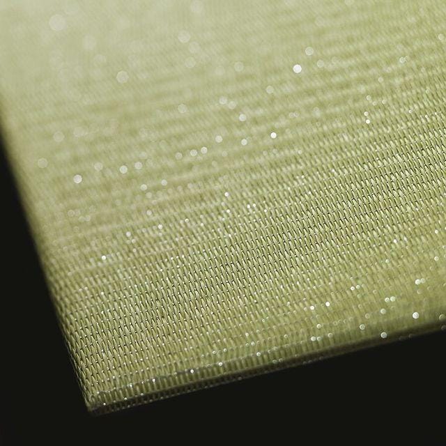A Saien-Sparkle SILVER GREEN Tatami Mat Closeup