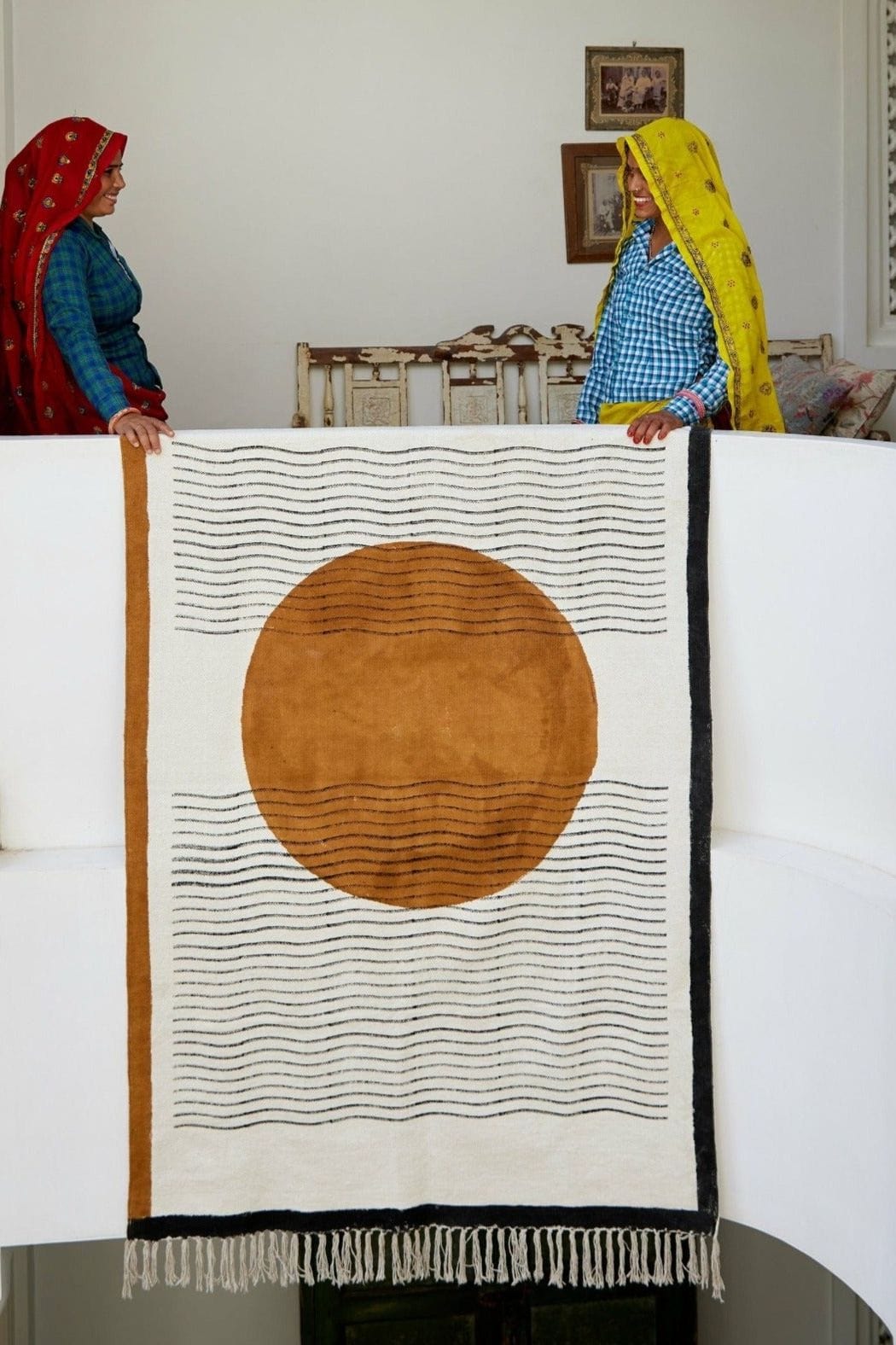 Ascension Rug 8 by 10 with mastercraftswomen