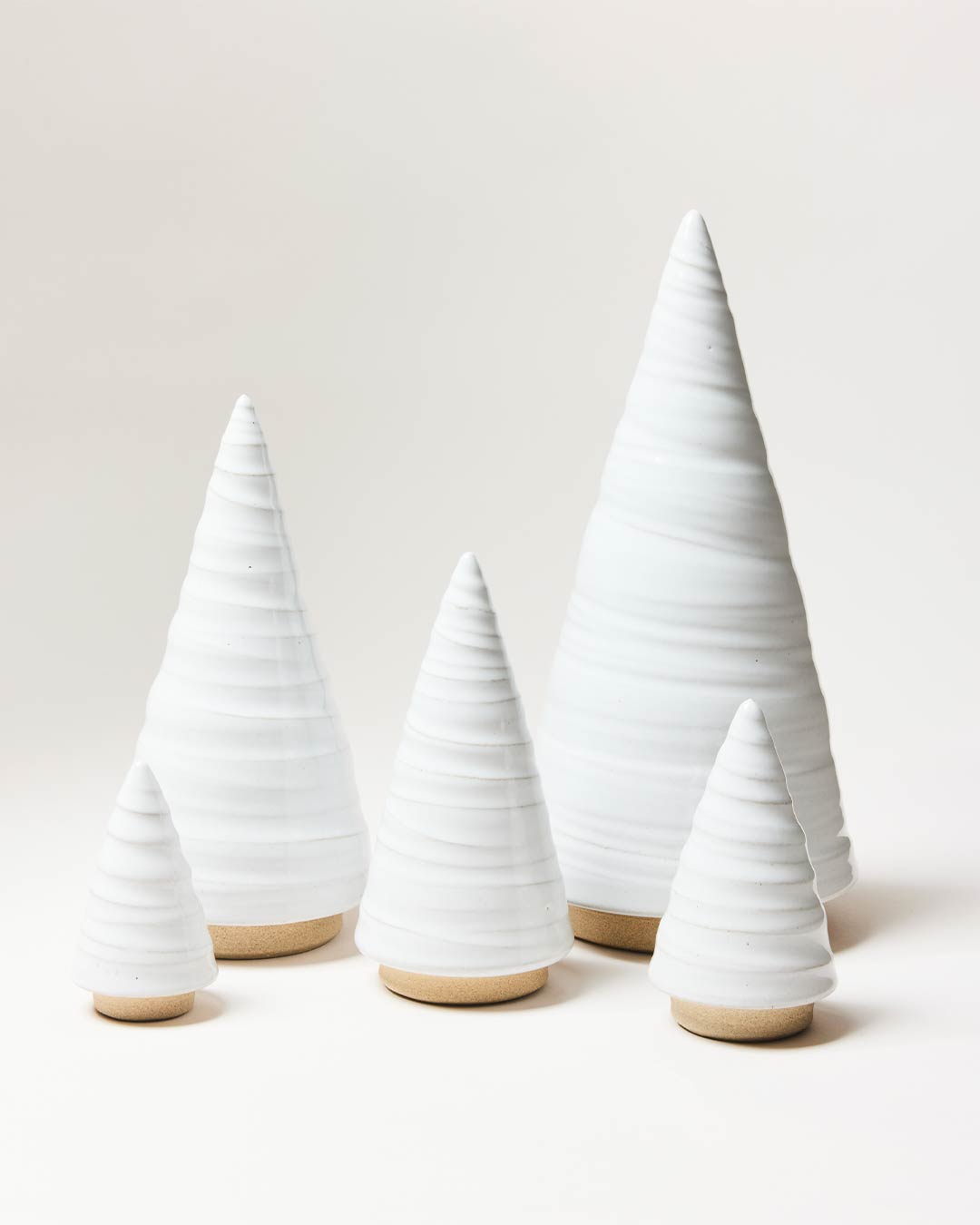 Spruce Woodland Trees by FarmHouse Pottery in a timeless Japandi-inspired home