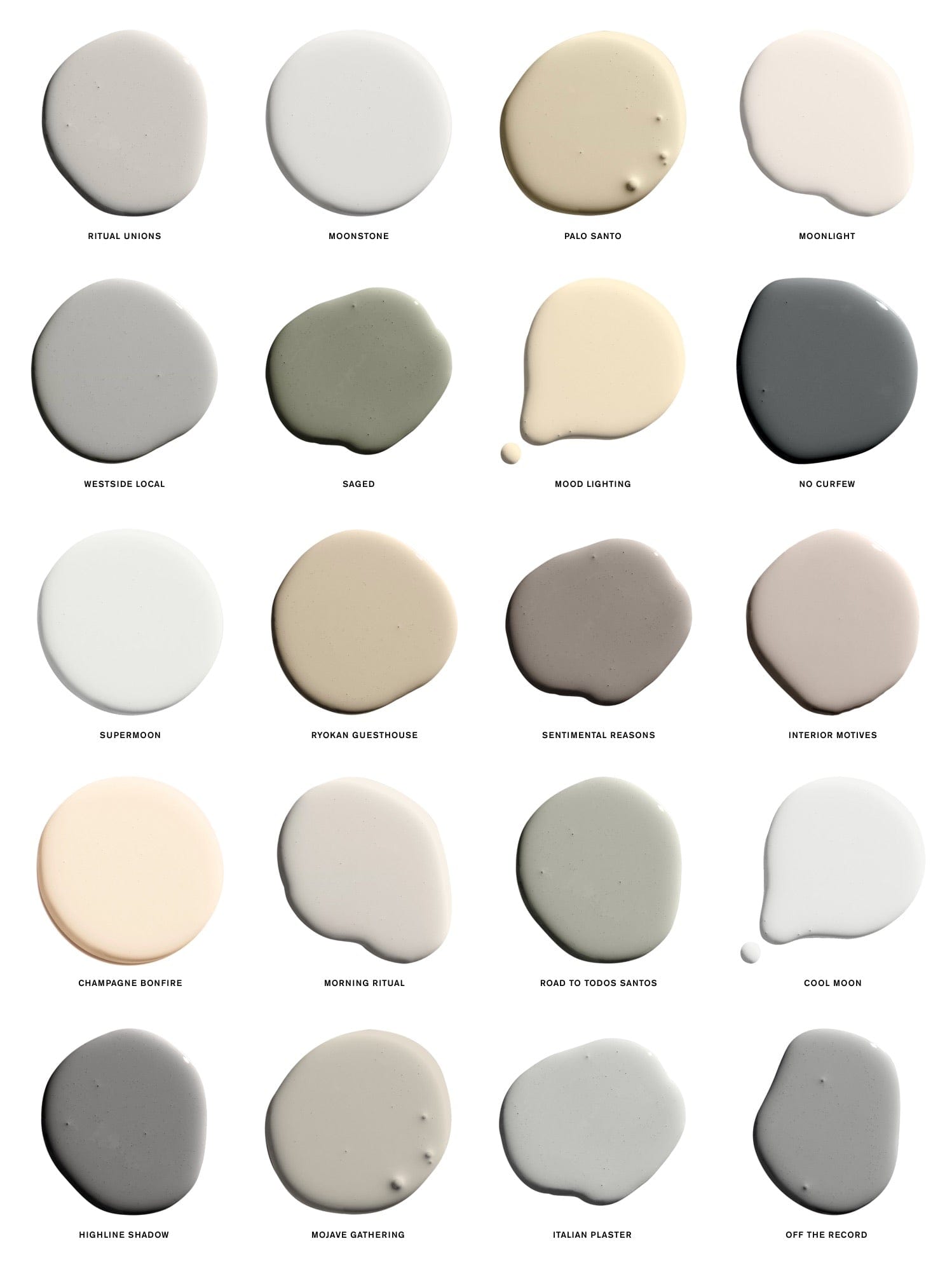 Backdrop Neutral Paint Shades