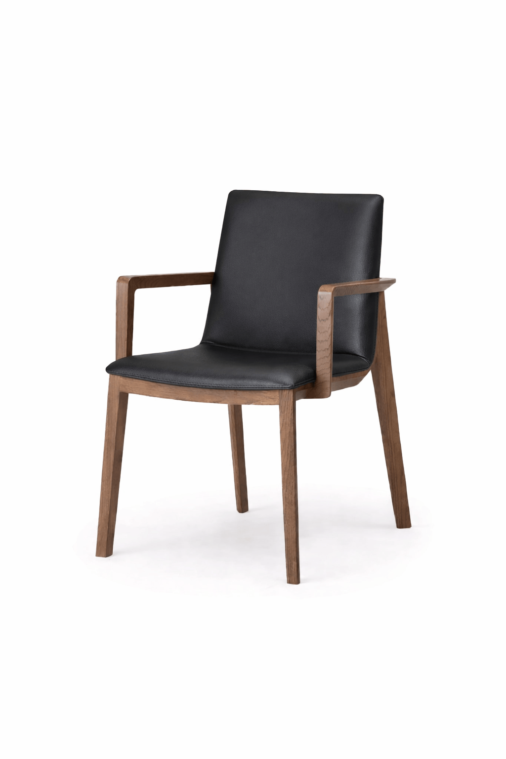 CHALLENGE Armchair in L3 BQ BL and Walnut Natural