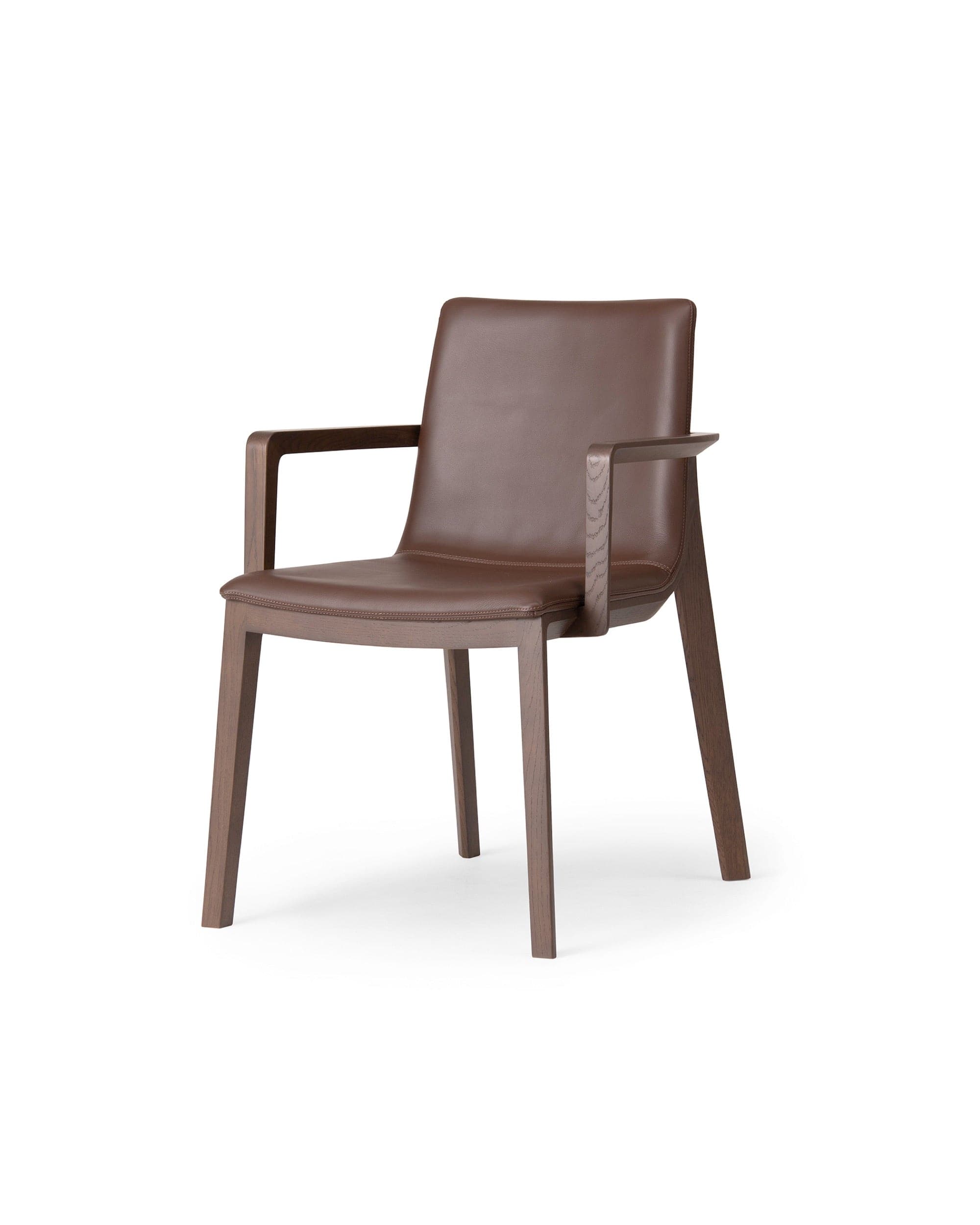 CHALLENGE Armchair in L3 MG CGY and Walnut Natural