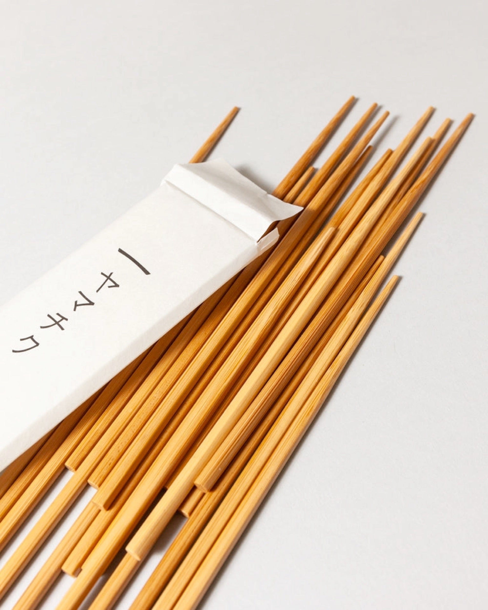 Susu Round Bamboo Chopstick Set - Natural, Set of 10