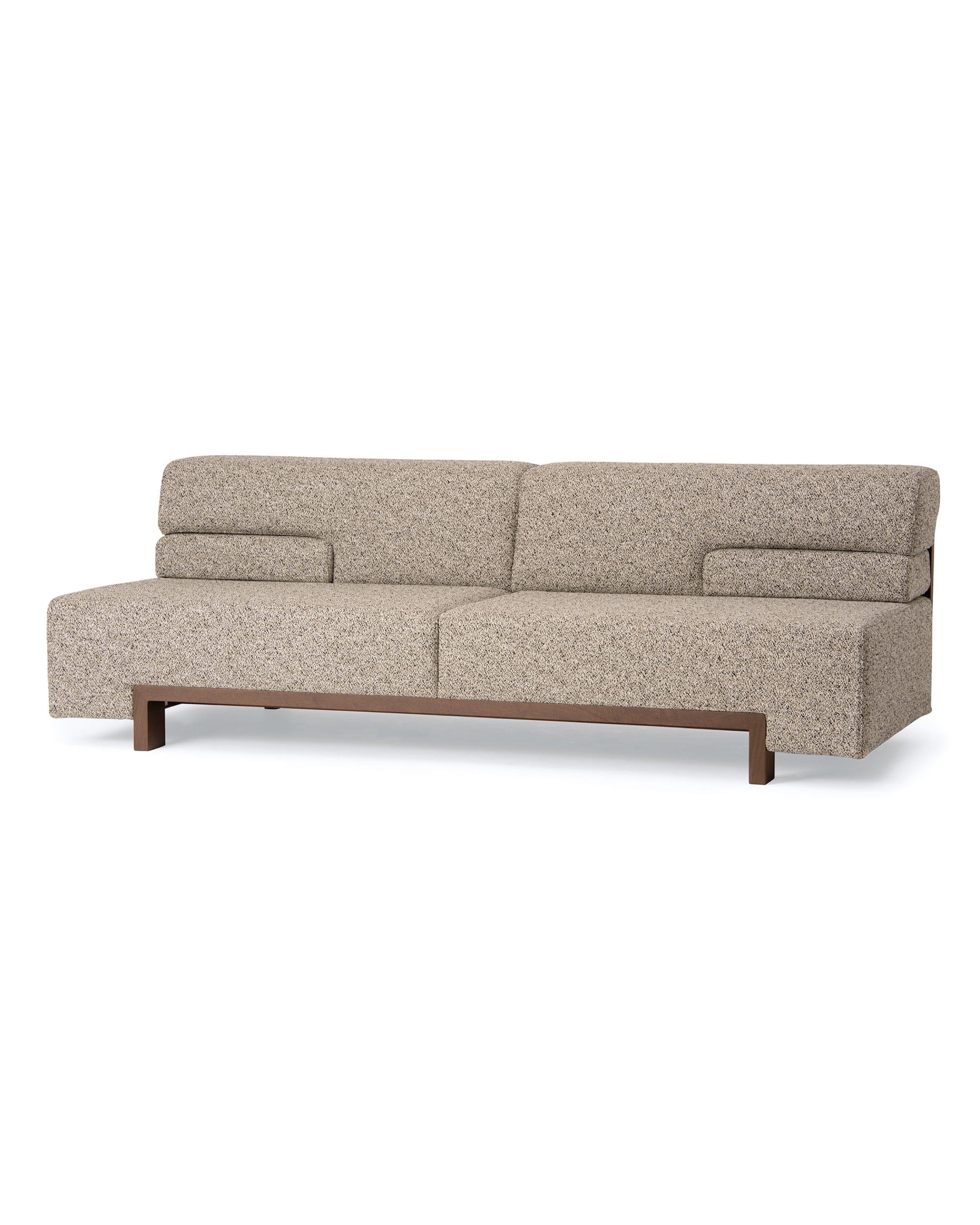 ATILLA Sofa 84" Walnut Dark Brown