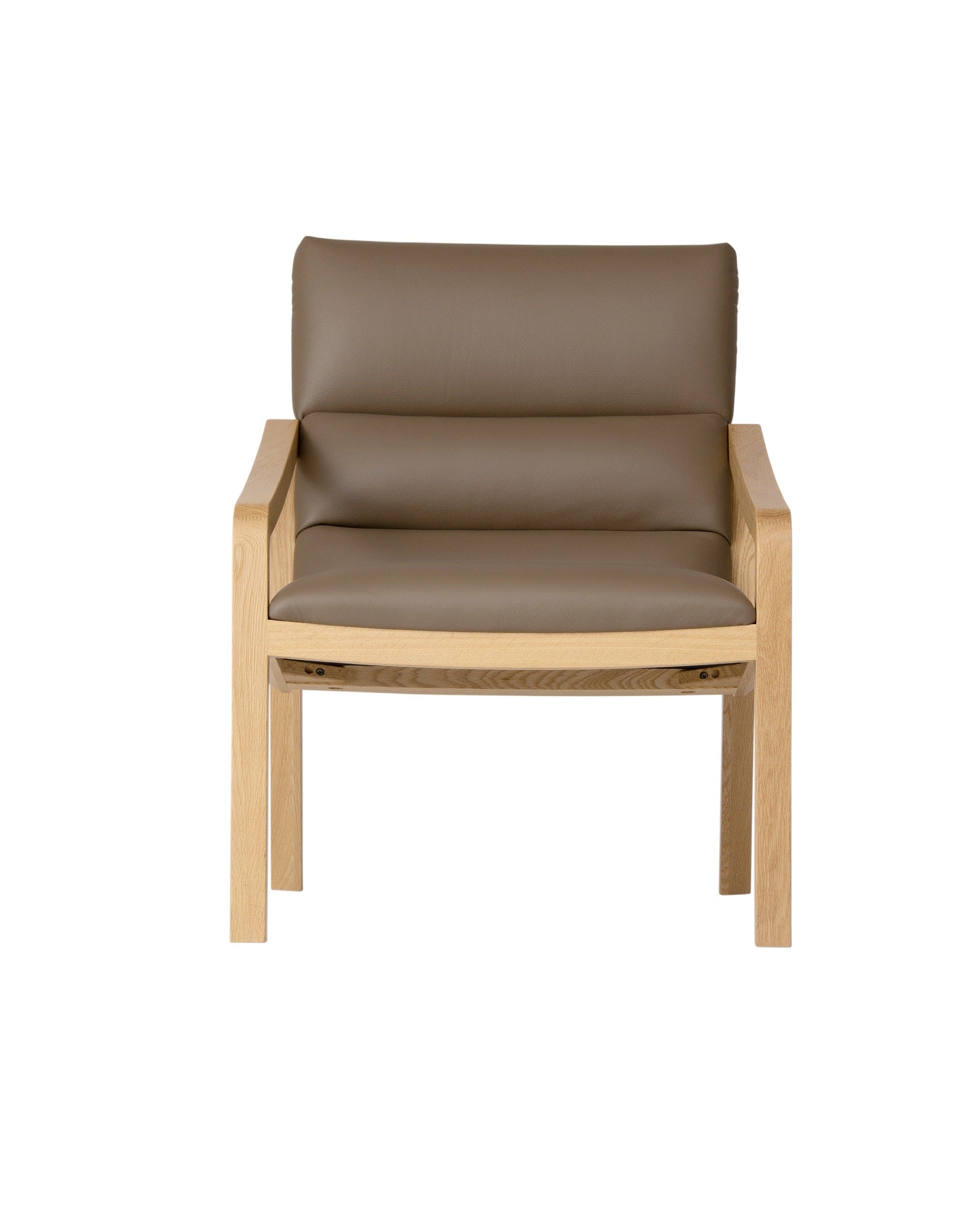 CHALLENGE Lounge Chair Japanese Oak Natural, front view