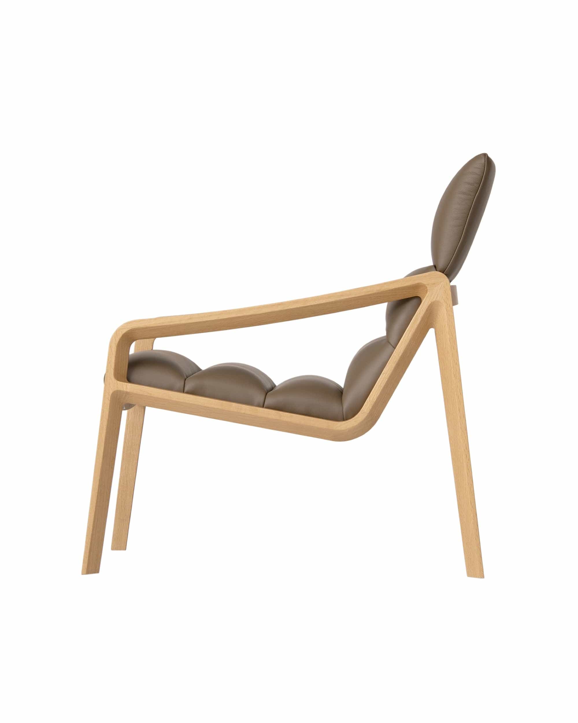 CHALLENGE Lounge Chair Japanese Oak Natural, profile