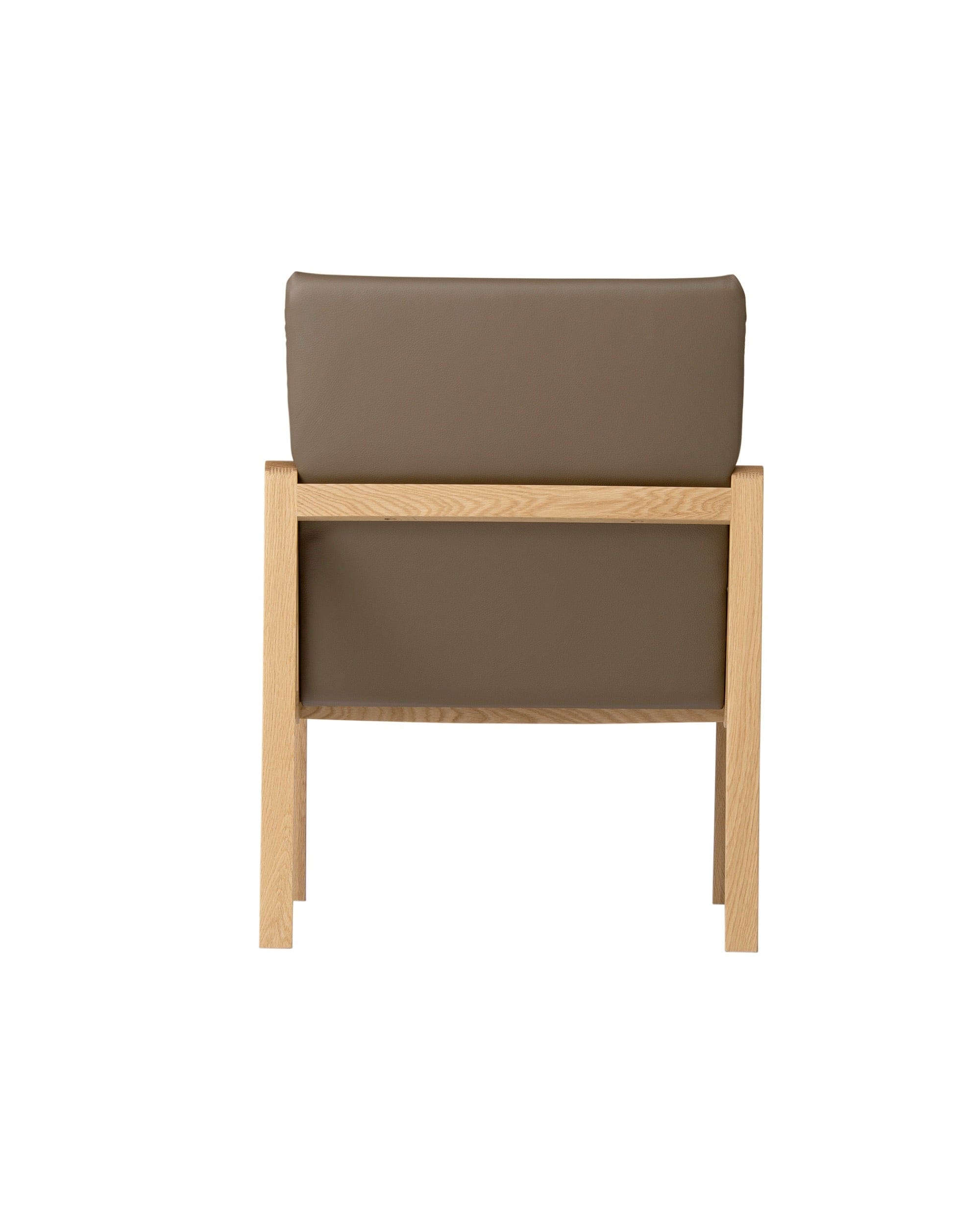 CHALLENGE Lounge Chair Japanese Oak Natural, Back View