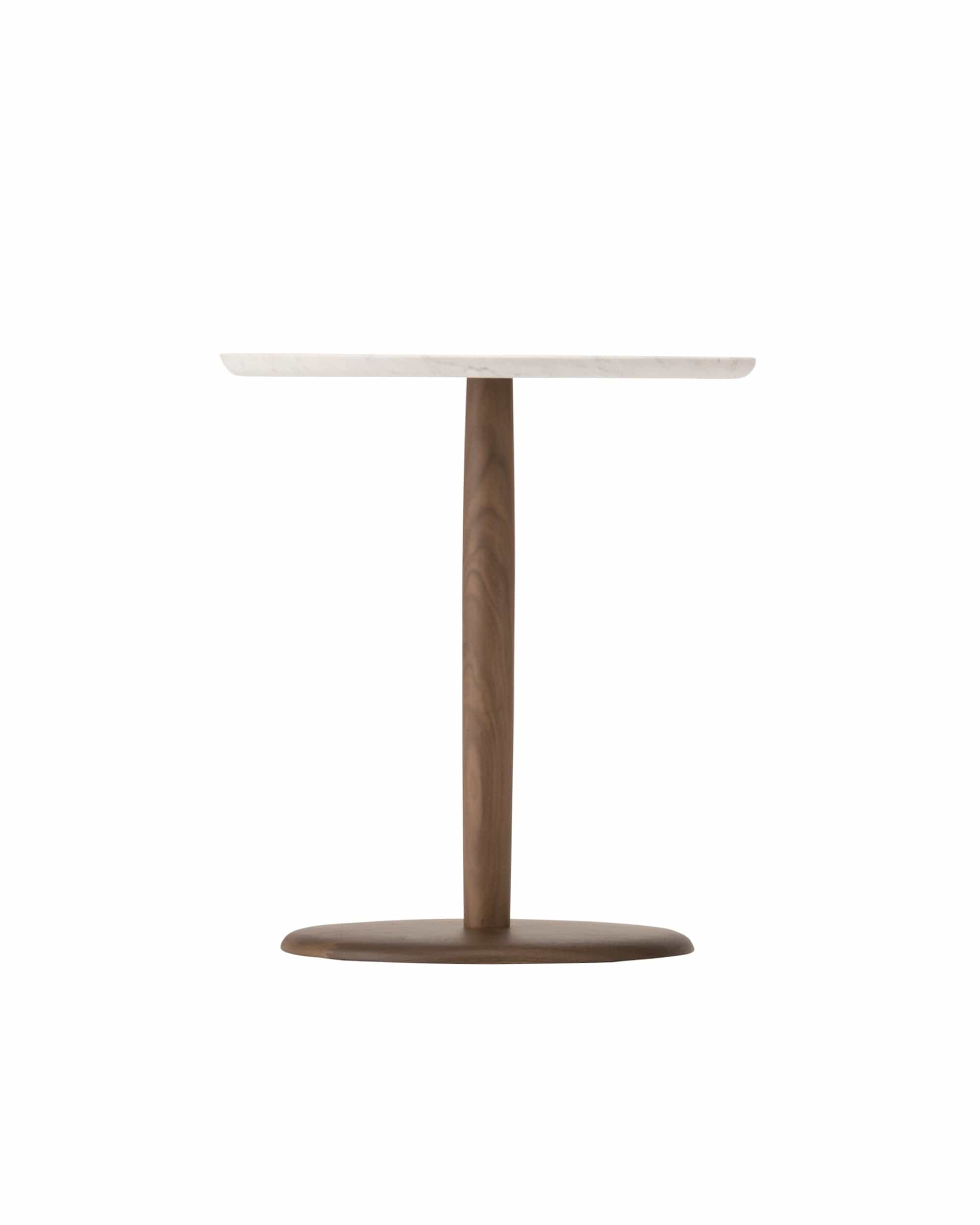 KAMUY 18" Round Side Table (Marble Top)