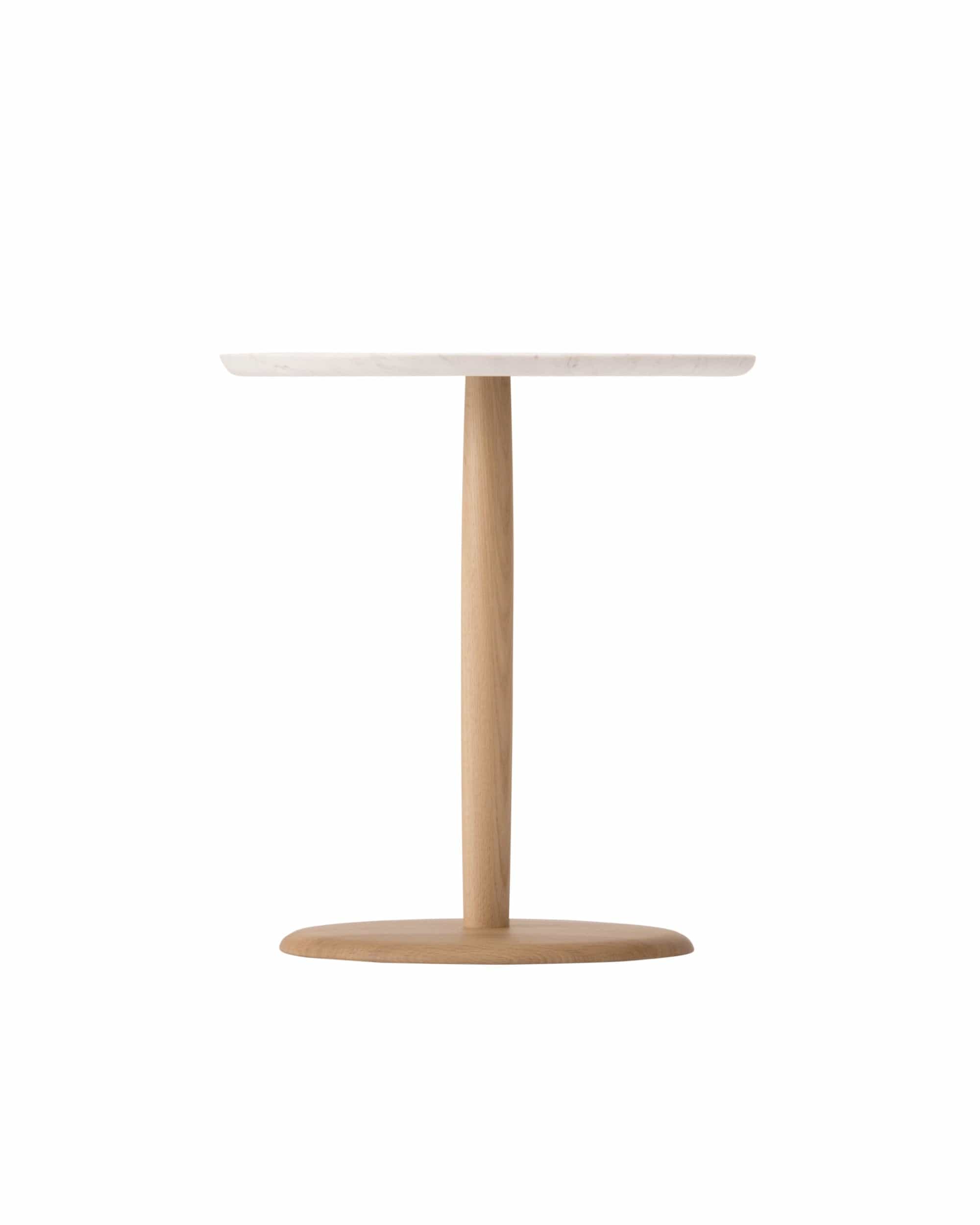 KAMUY 18" Round Side Table (Marble Top)