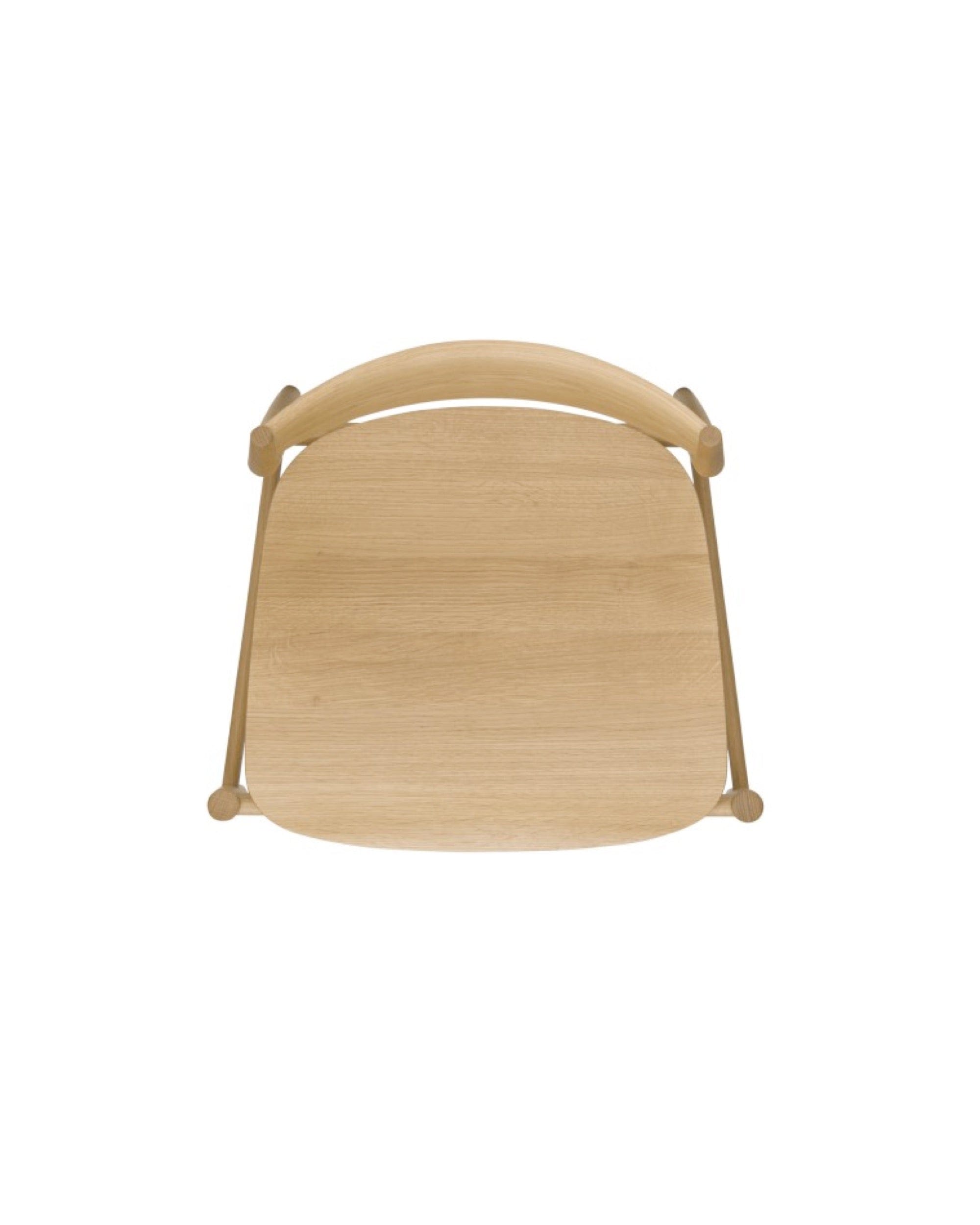 KAMUY Side Chair (Wooden Seat), Japanese Oak Natural