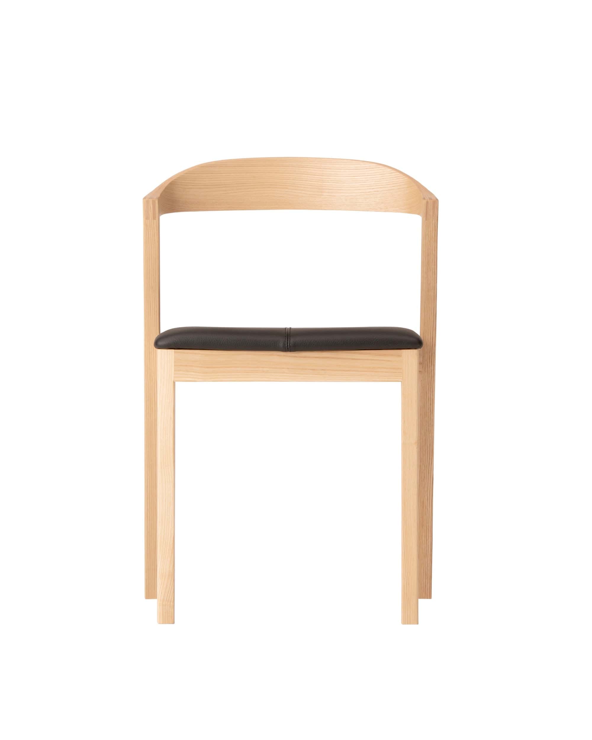 KIILA Stacking Chair (Upholstered Seat), Japanese Ash Natural