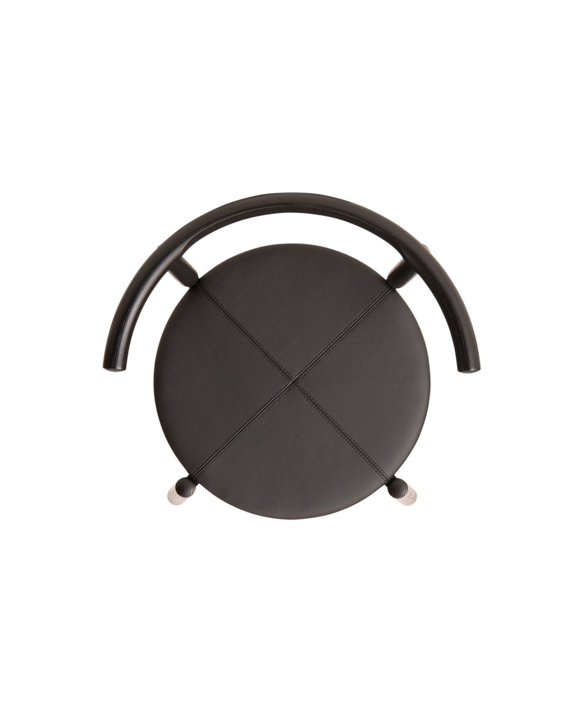 KOTAN Chair (Upholstered Seat), Japanese Ash Black