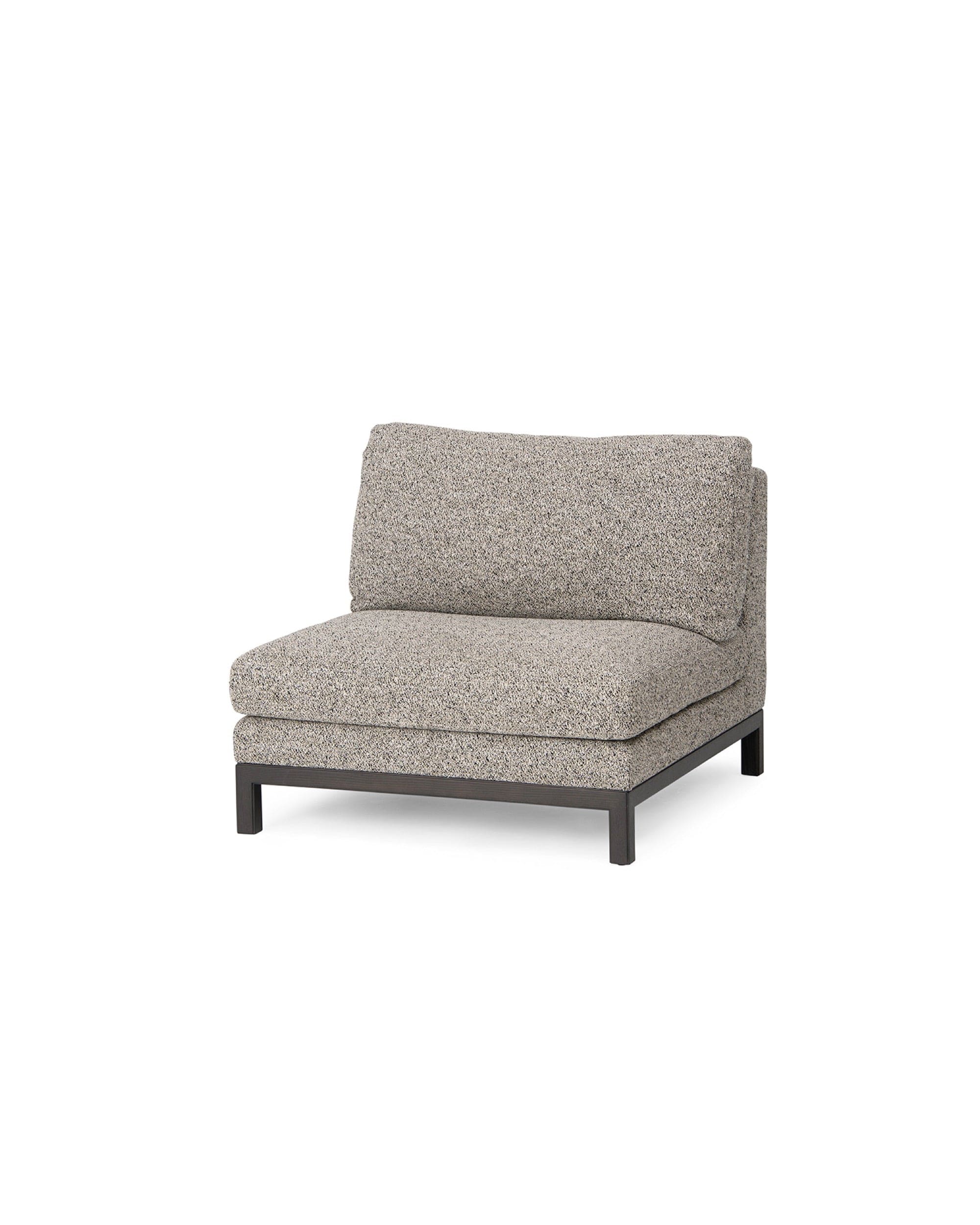 QUODO Armless Sofa Japanese Ash Dark Gray