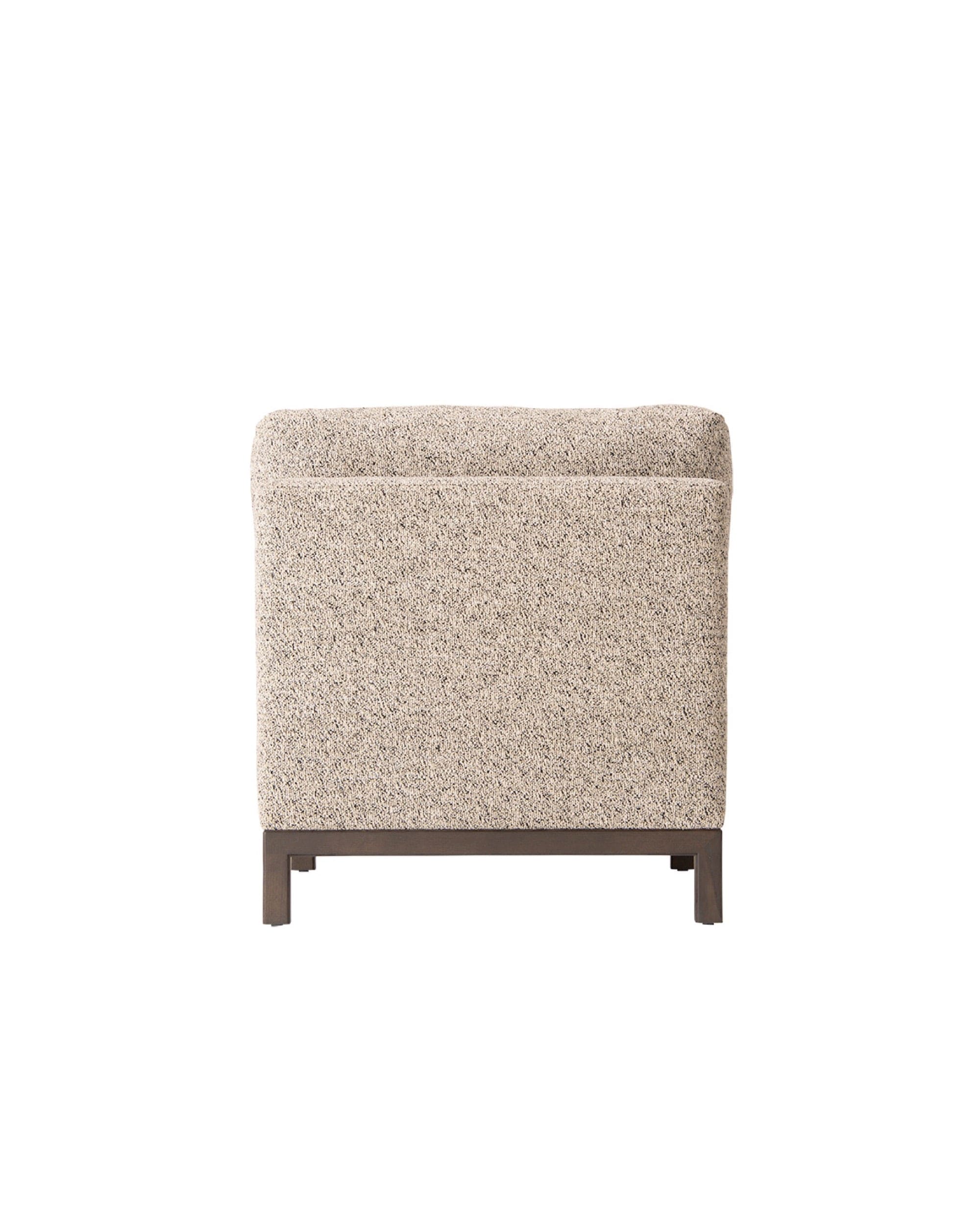 QUODO Armless Sofa Japanese Ash Dark Gray