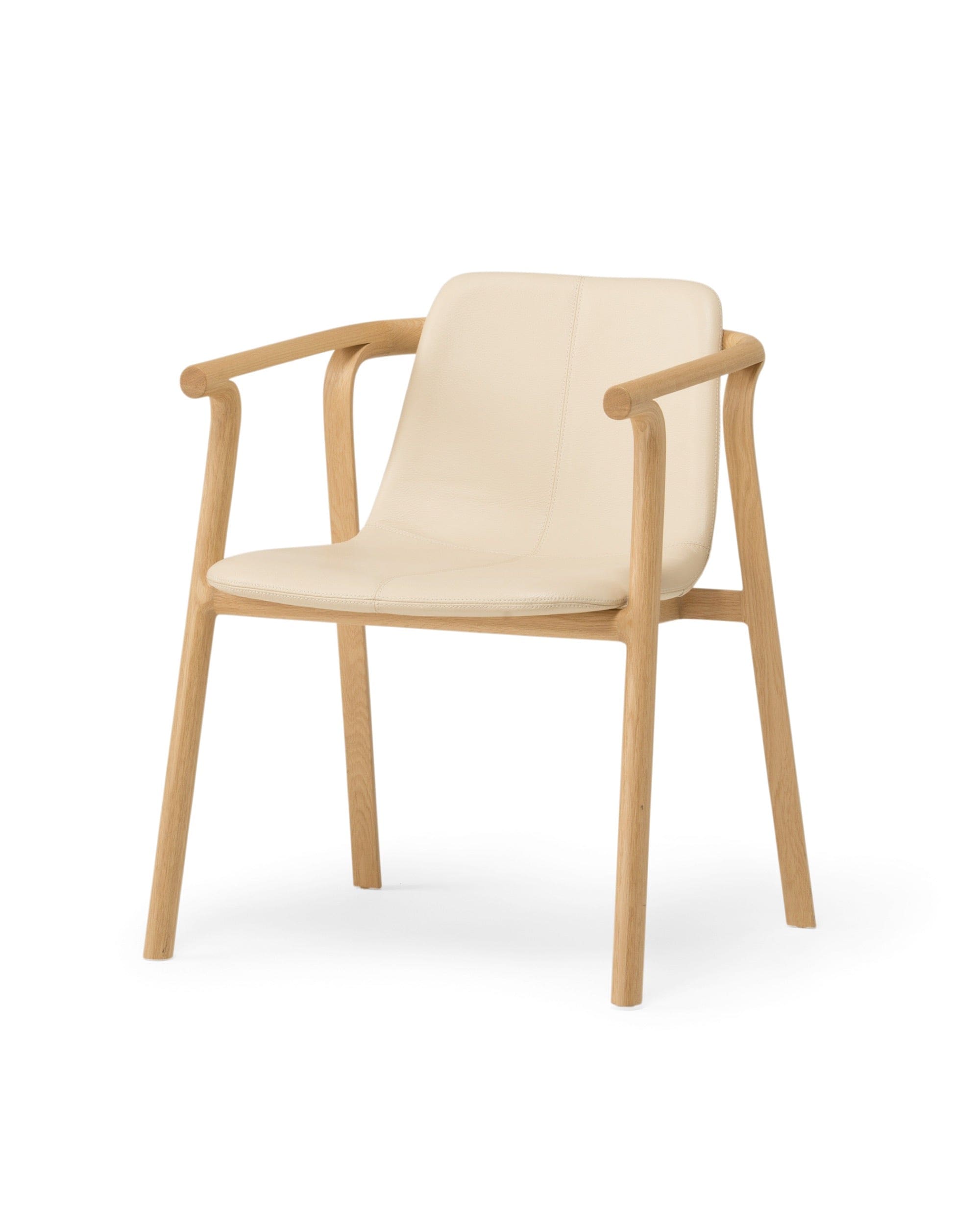 SPLINTER Armchair (shell type), Japanese Oak Natural