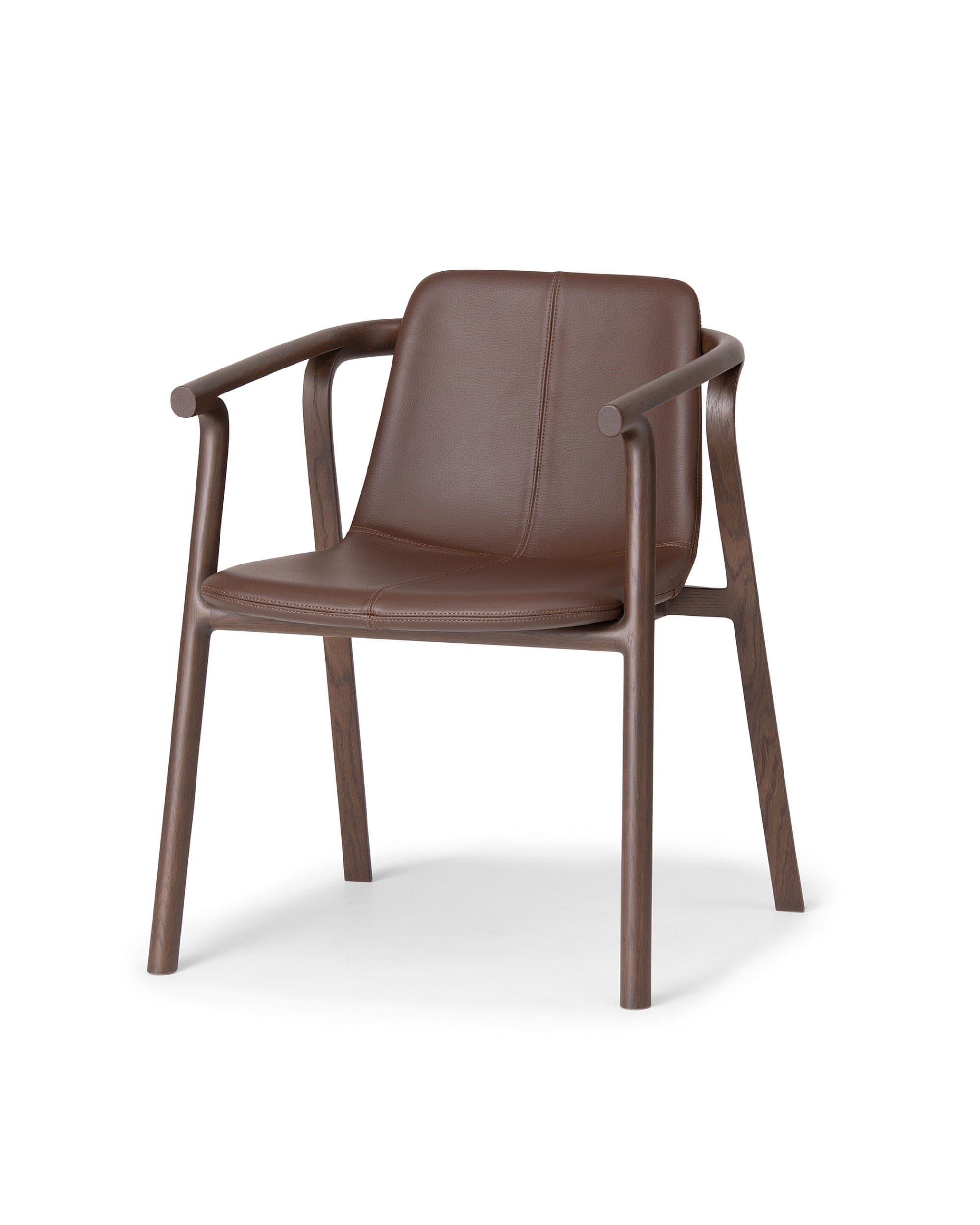 SPLINTER Armchair (shell type) Japanese Oak Dark Brown