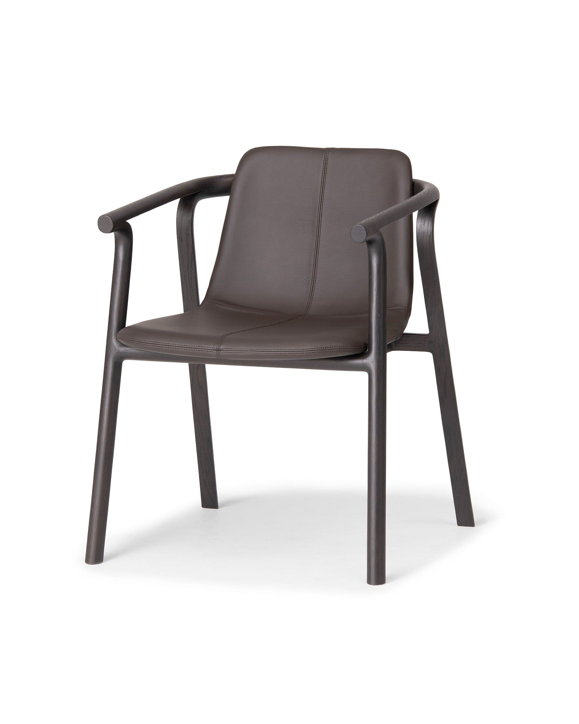 SPLINTER Armchair (shell type) Japanese Oak Dark Gray