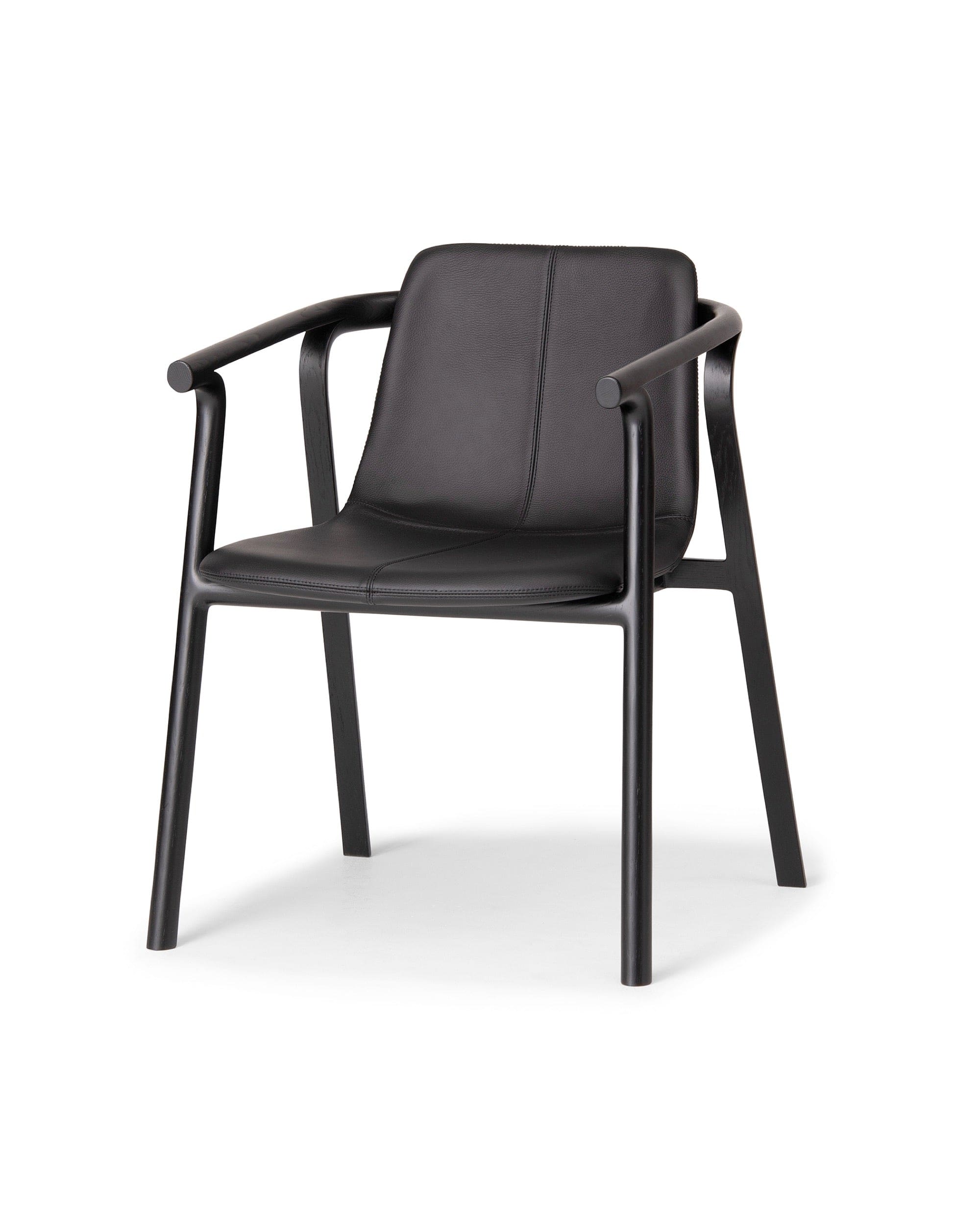 SPLINTER Armchair (shell type) Japanese Oak Black