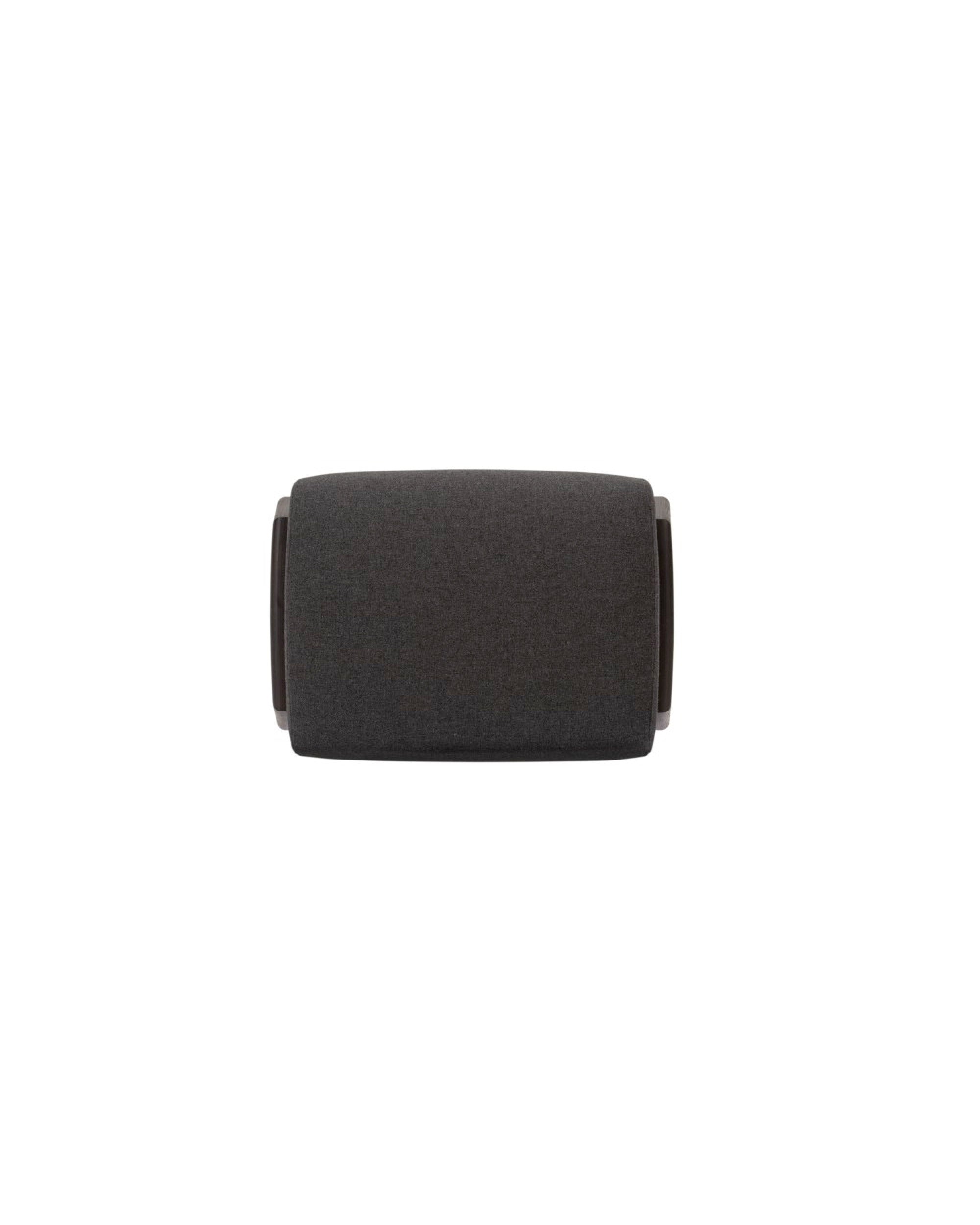 TEN Ottoman Japanese Ash Dark Gray