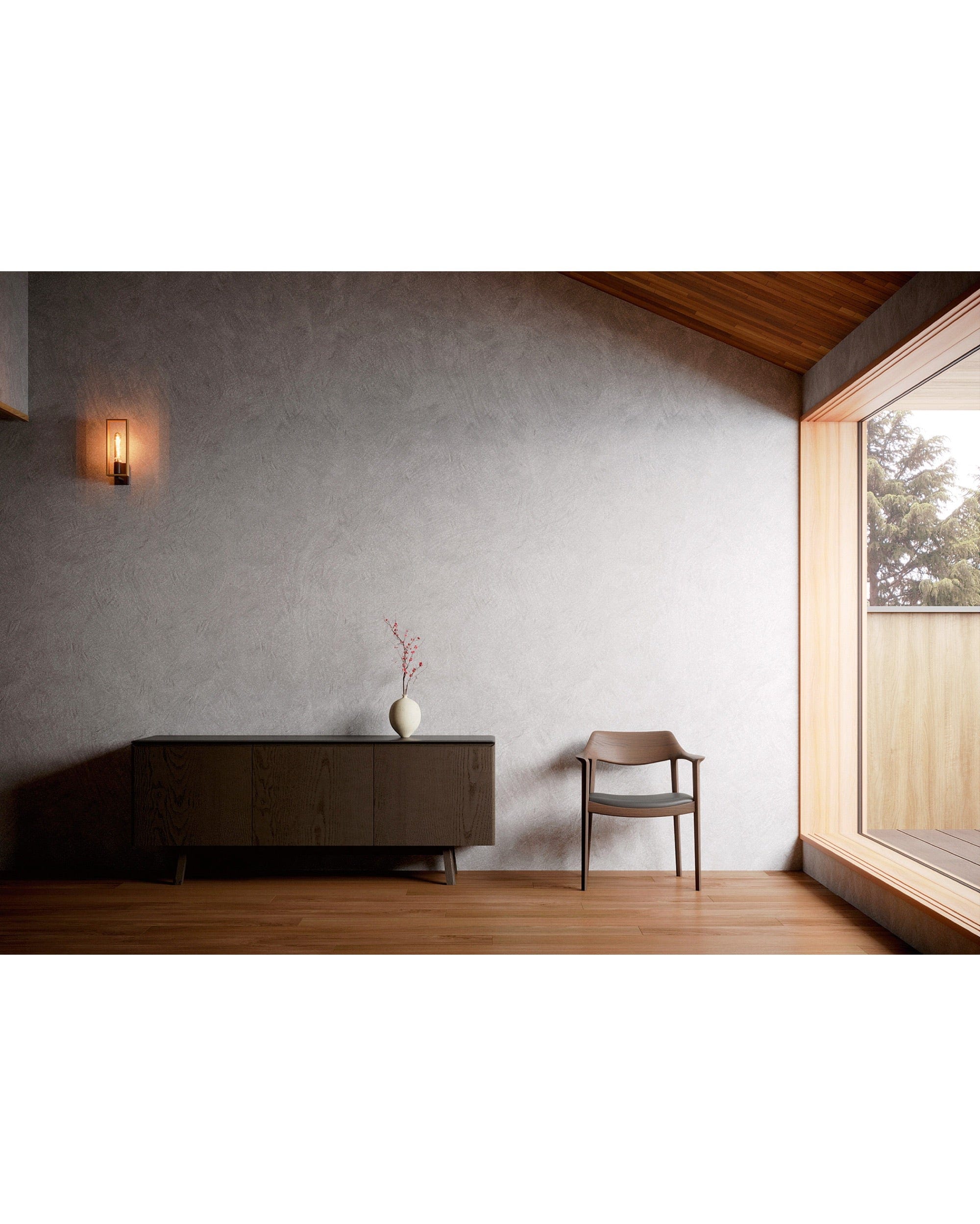 TEN storage cabinet by CondeHouse shown in a Japandi interior setting