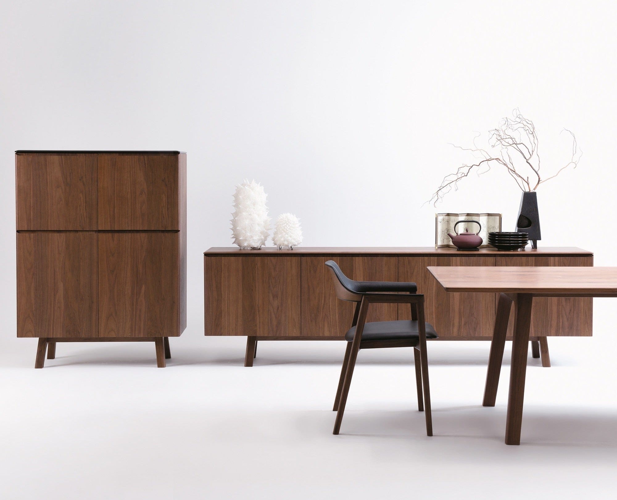 TEN storage cabinet by CondeHouse styled in dining space, Japandi interior