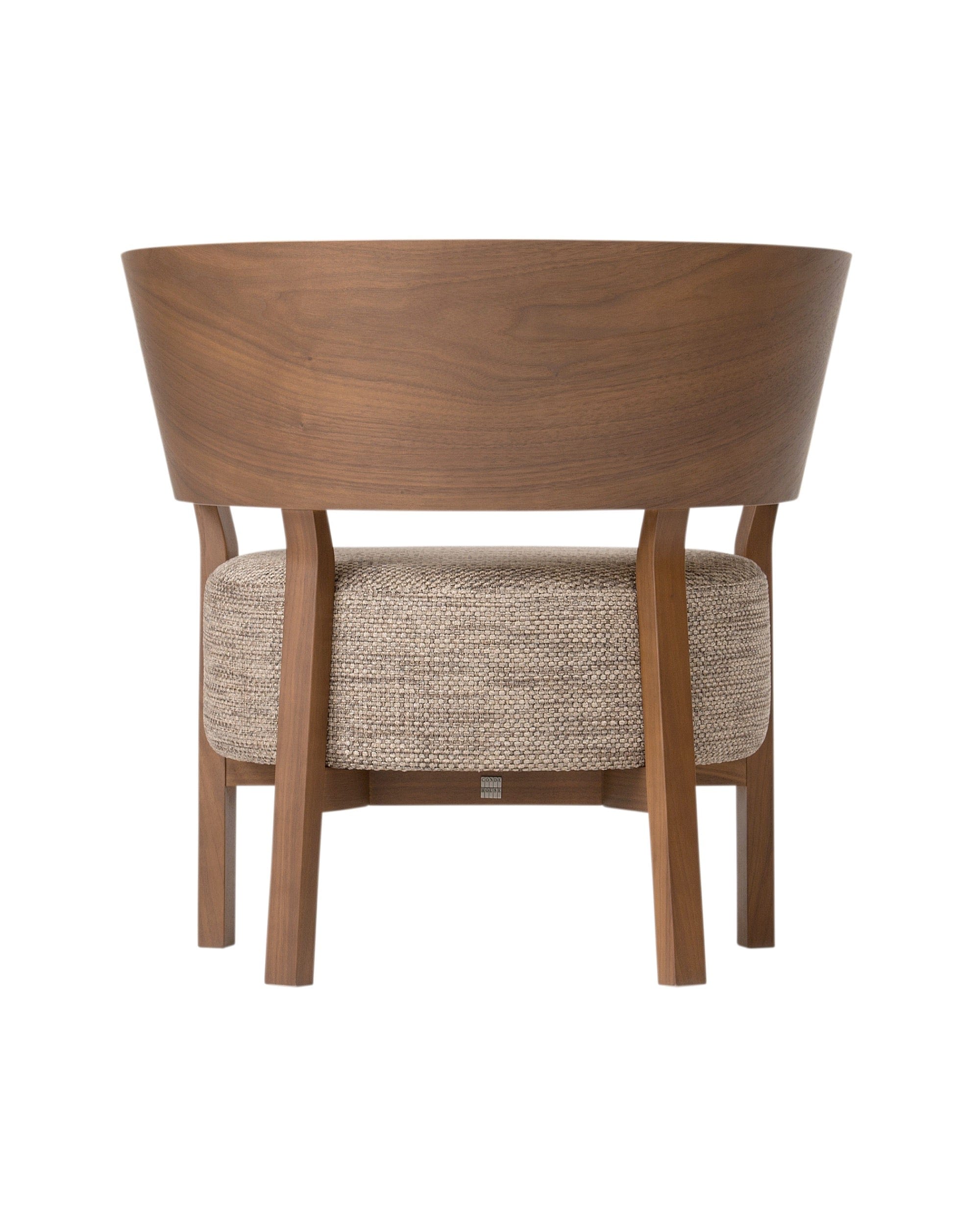 TOSAI Lounge Chair, Walnut Natural