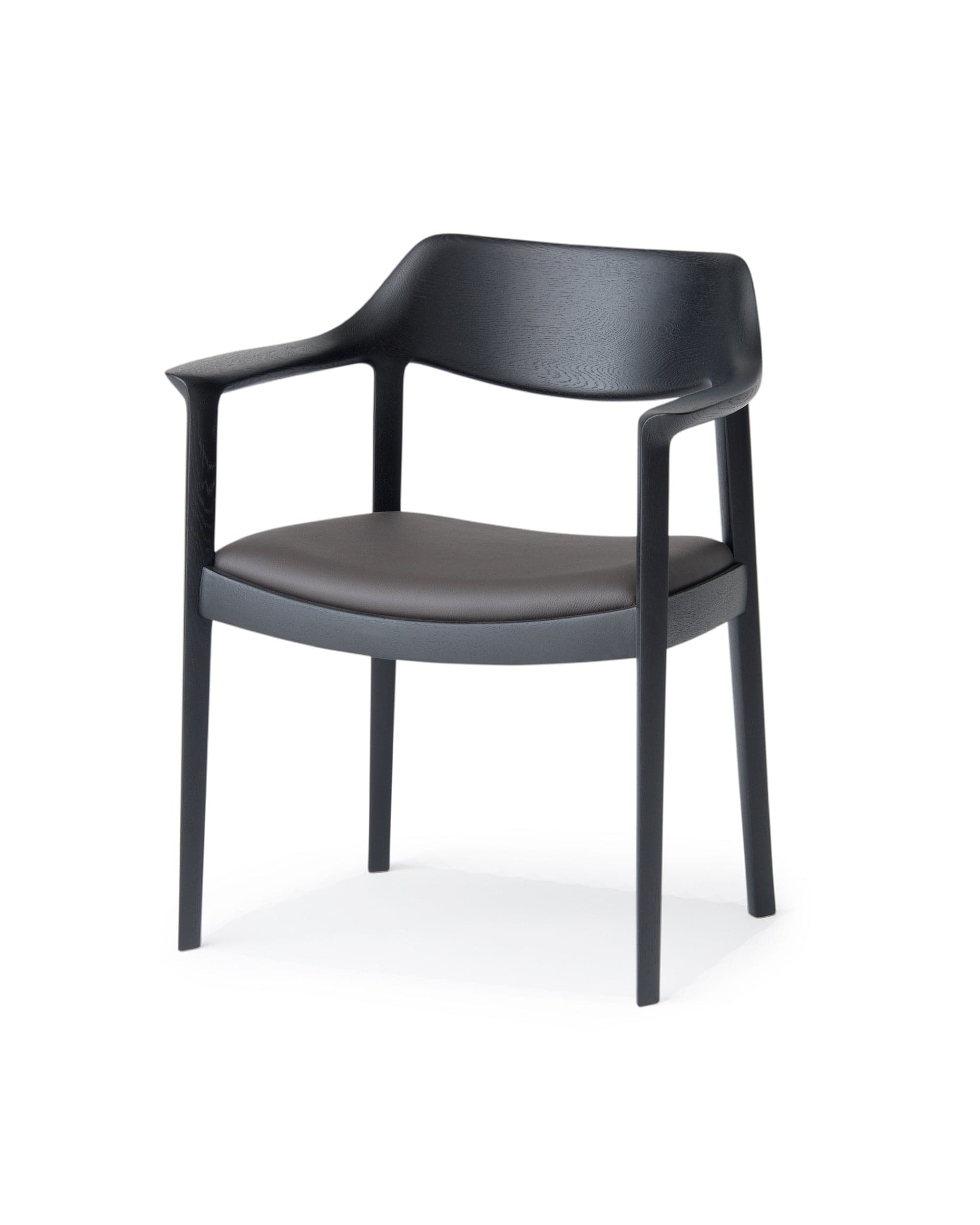WING Armchair Japanese Oak Black