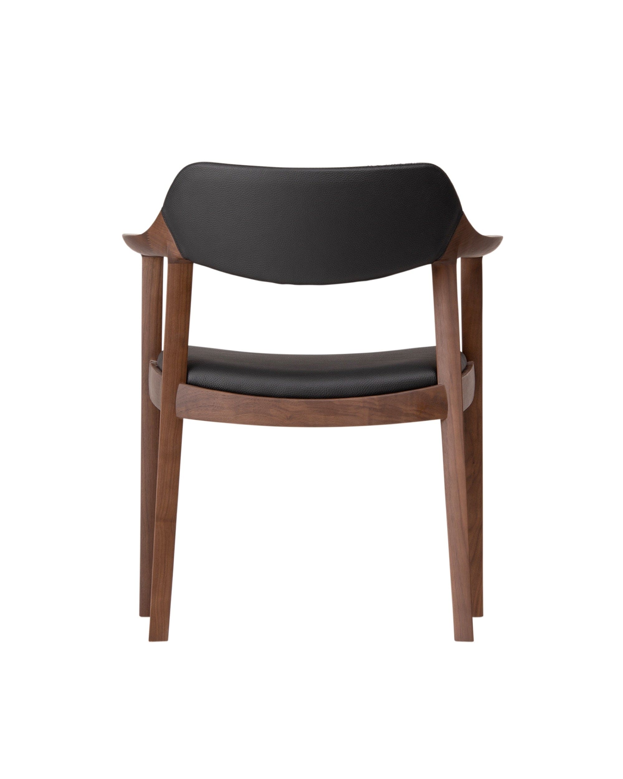 WING Armchair (Upholstered Back) Walnut Natural