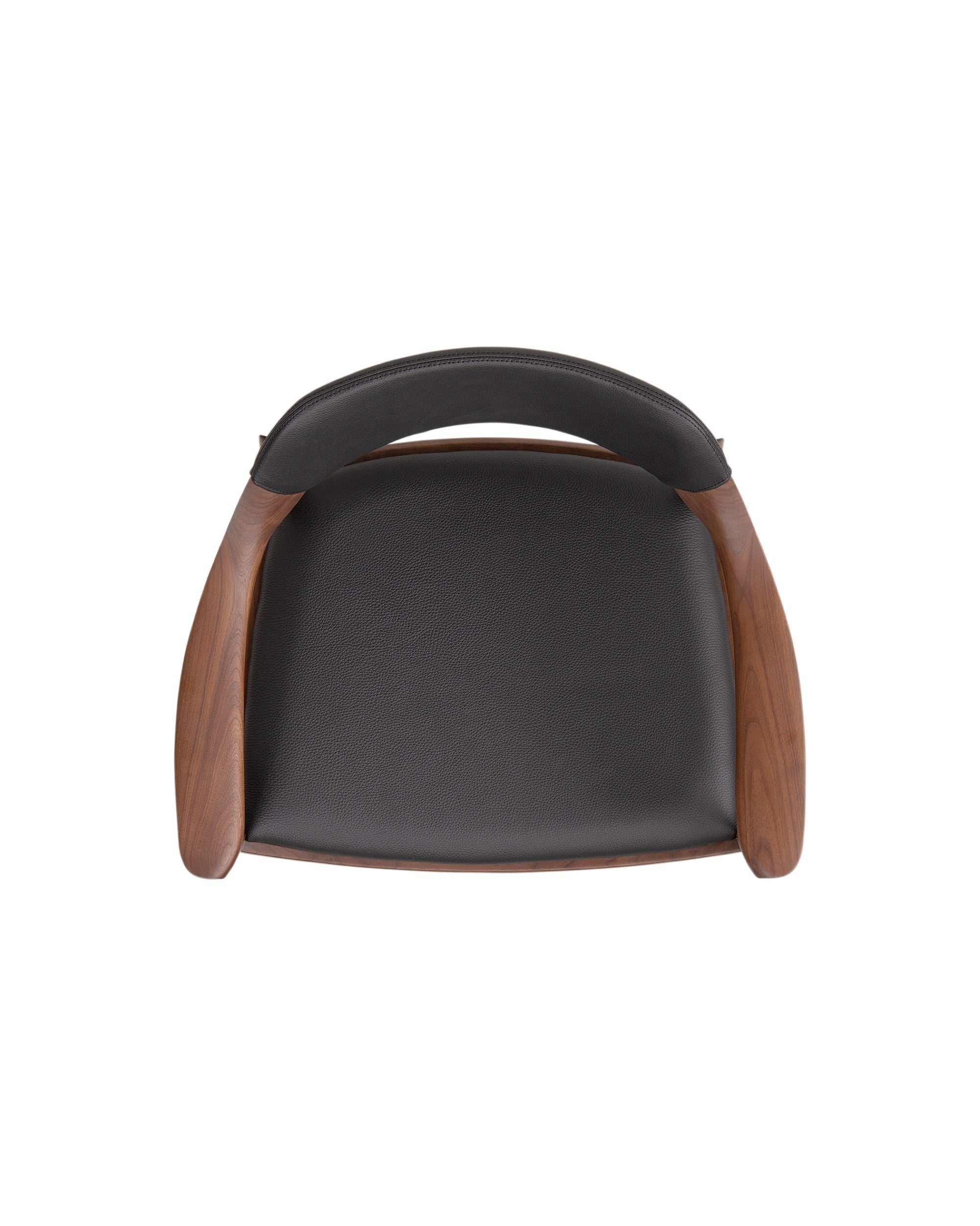 WING Armchair (Upholstered Back) Walnut Natural