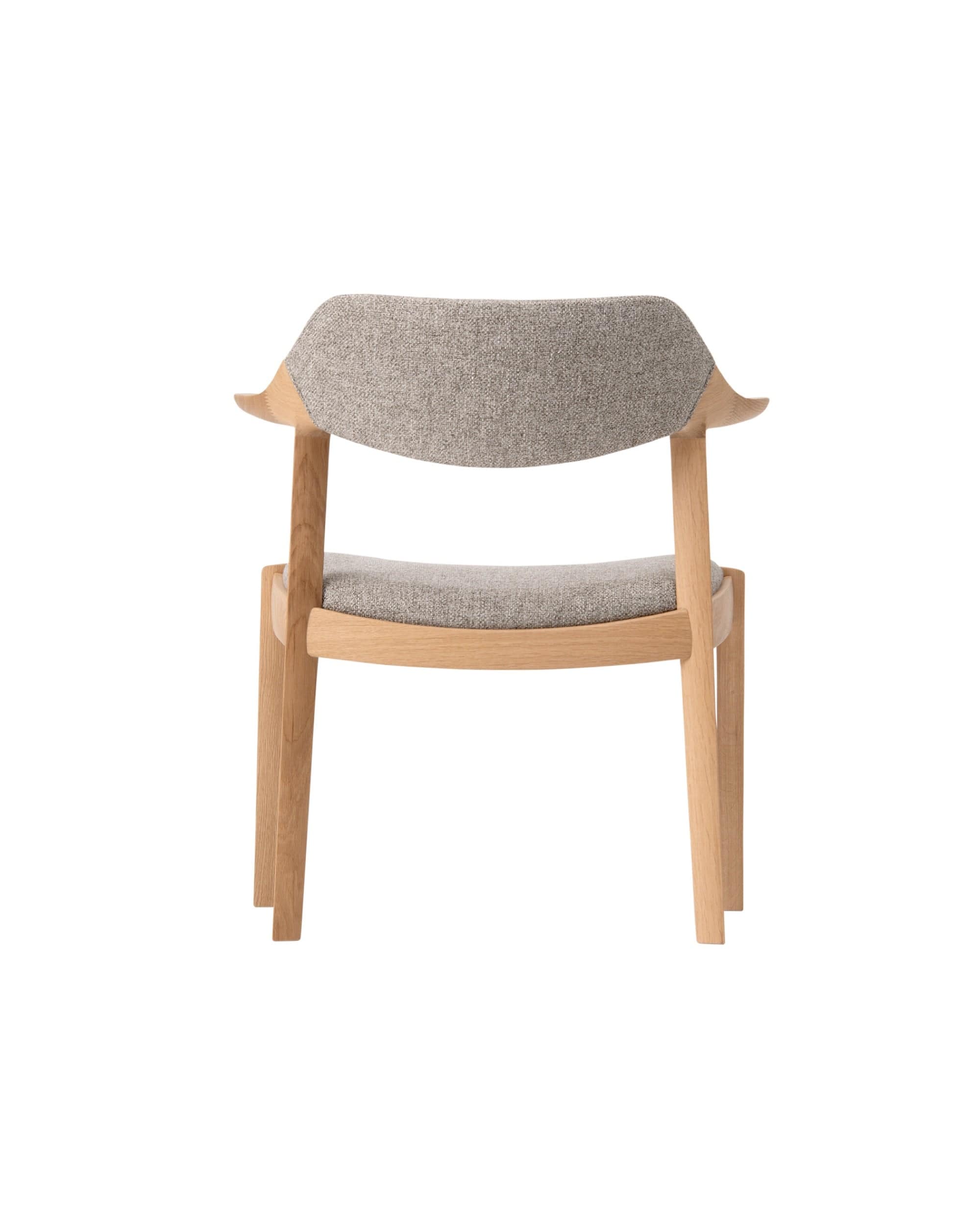 WING Side Chair (Upholstered Back) Japanese Oak Natural