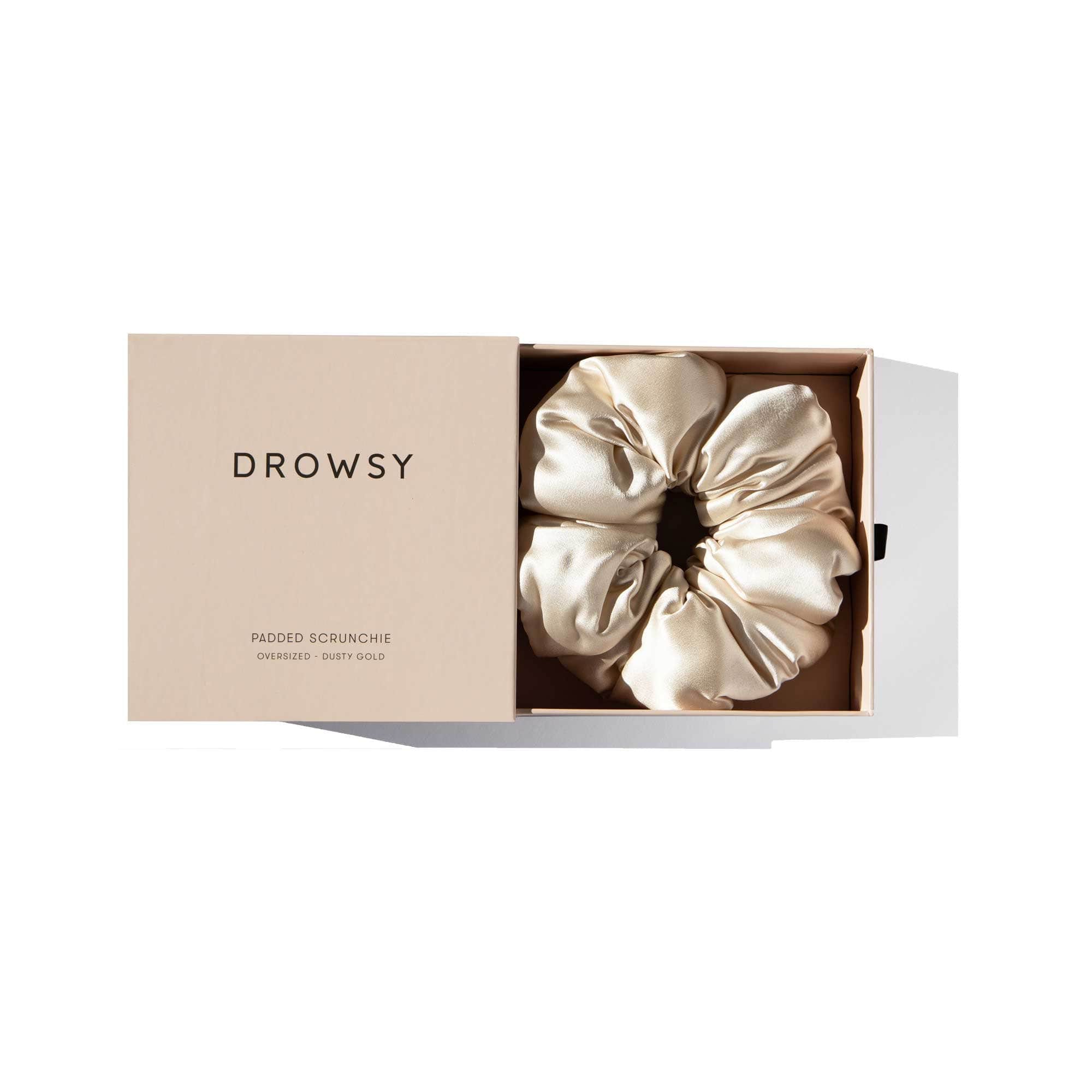 Dusty Gold - Padded Scrunchie in Box