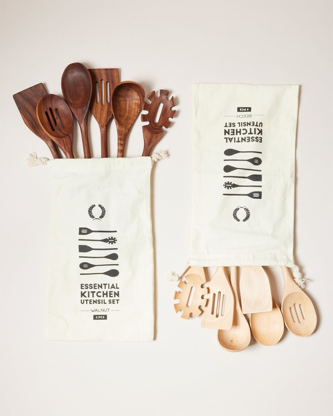 Essential Kitchen Utensils - Set of 6 by FarmHouse Pottery in a timeless Japandi-inspired home