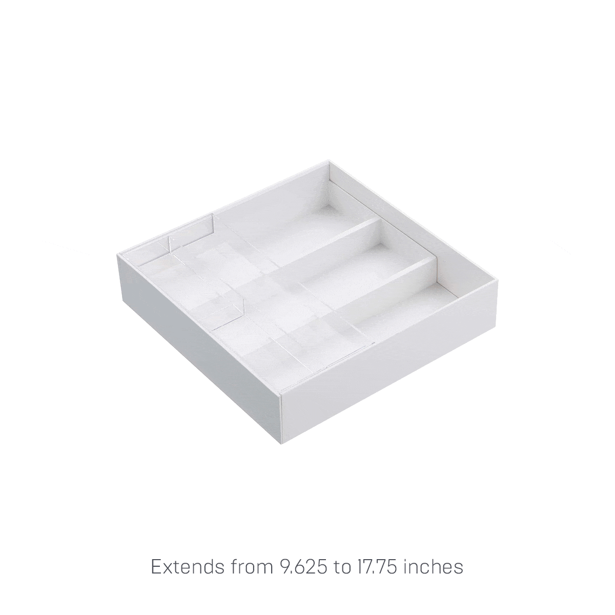 Expandable Cutlery Organizer Expanding