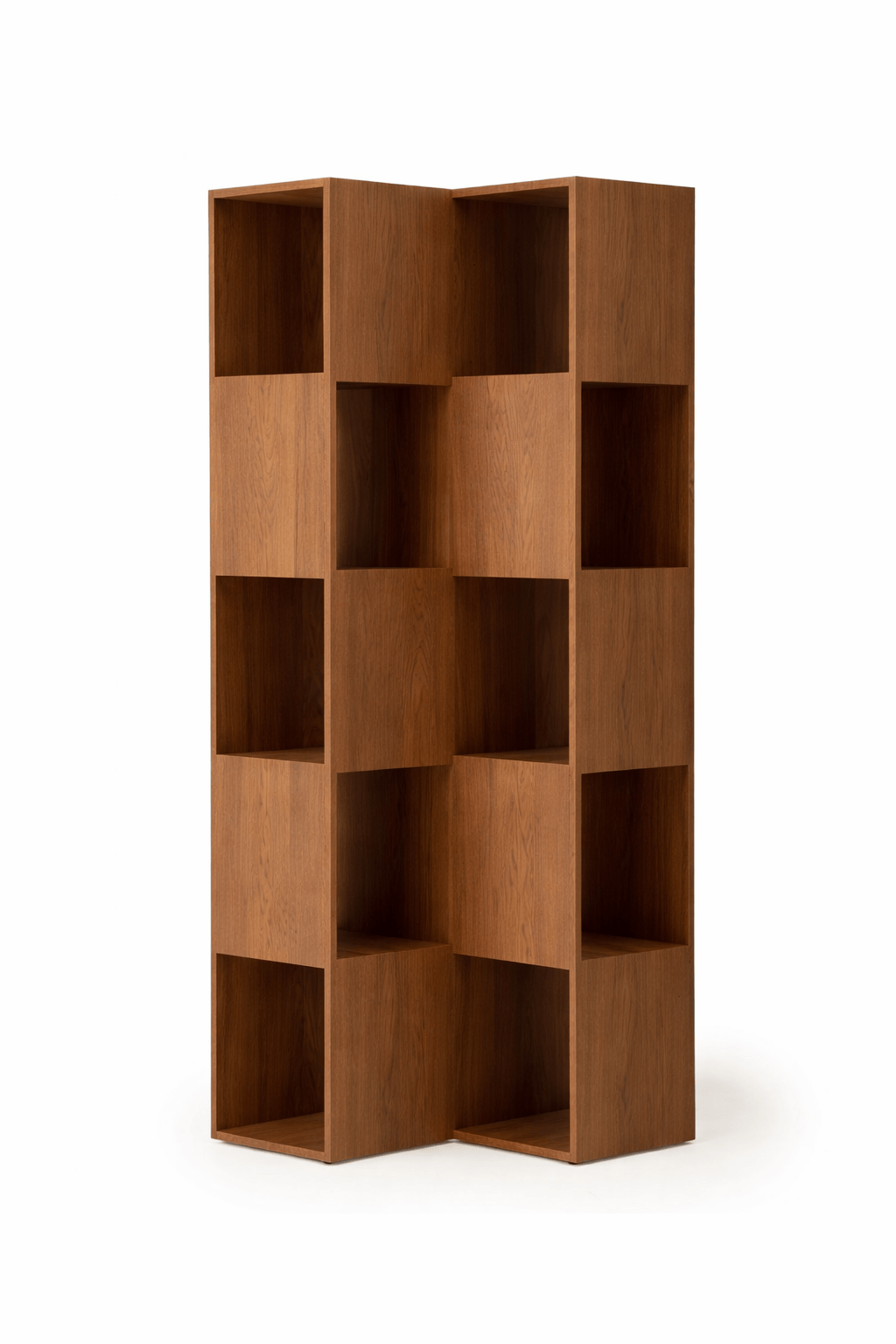 FOLD Shelving 5-2 Japanese Oak Medium Brown