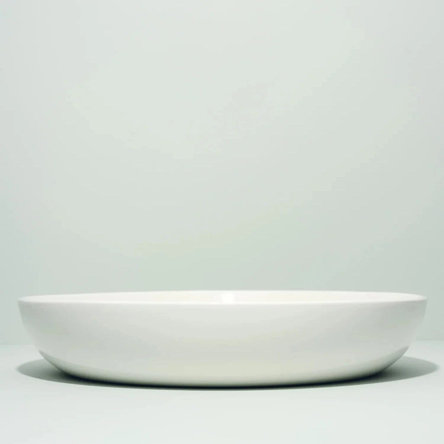 Shallow Serving Bowl - White