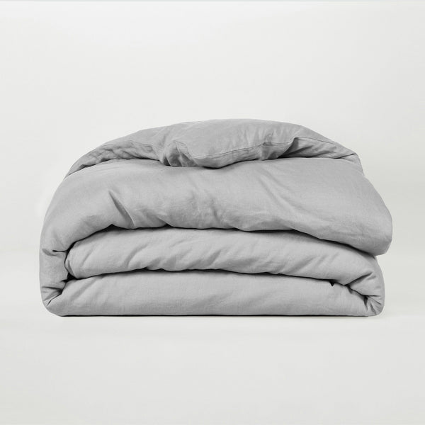 SIJO LuxeWeave organic linen duvet cover