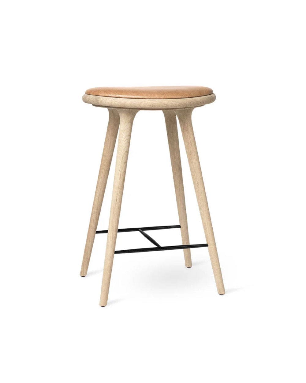 High Stool | Soaped oak | 69 cm | by Space Copenhagen
